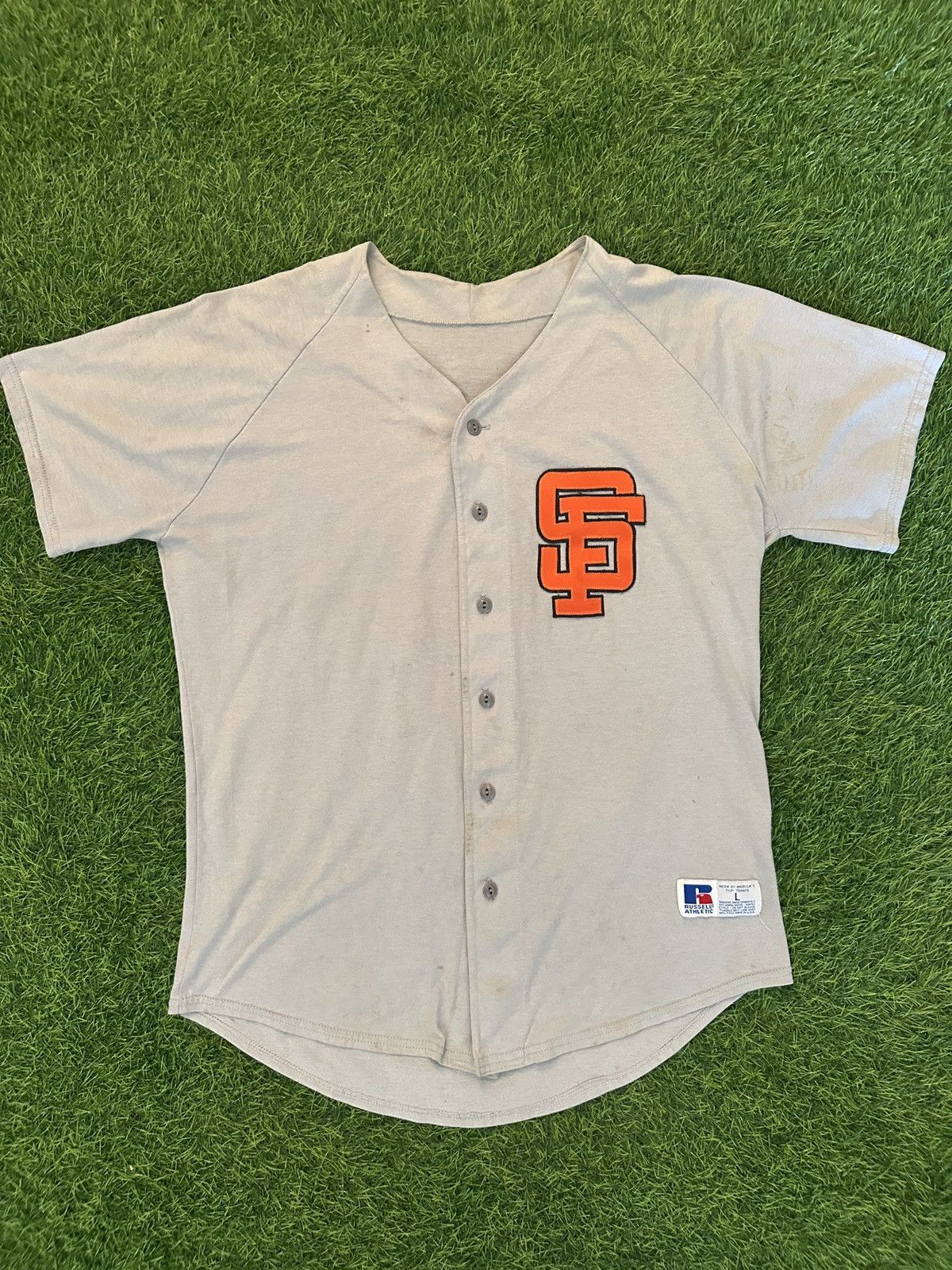 MLB Vintage mlb san Francisco giants russell jersey size Large Size US L / EU 52-54 / 3 - 1 Thumbnail
