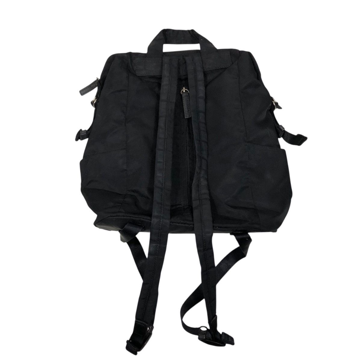 Yohji Yamamoto 📌Rich Black Bag Pack Biker Style Y'Saccs Bondage Design Size ONE SIZE - 9 Thumbnail