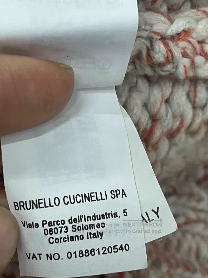 Brunello Cucinelli Brunello Cucinelli Pink and White Cashmere and Wool Sweate Size US M / EU 48-50 / 2 - 6 Thumbnail