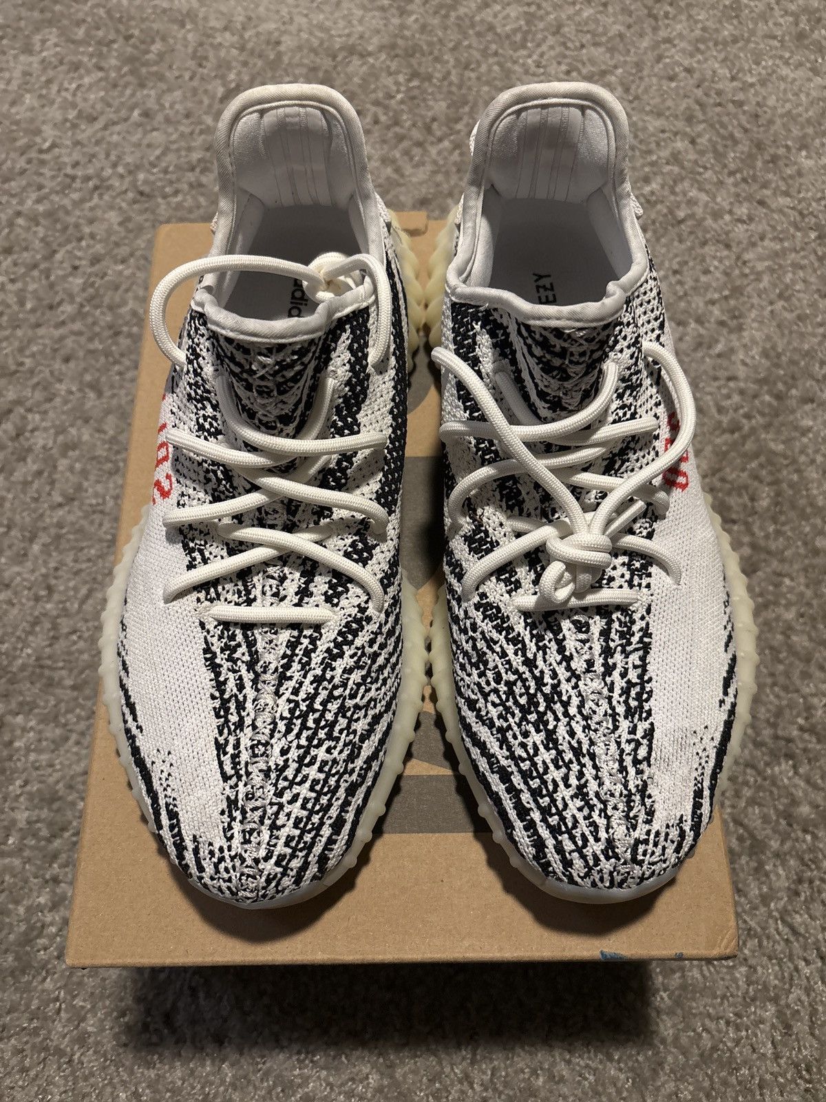 Yeezy Yeezy Boost 350 V2 Zebra Size US 11 / EU 44 - 5 Thumbnail
