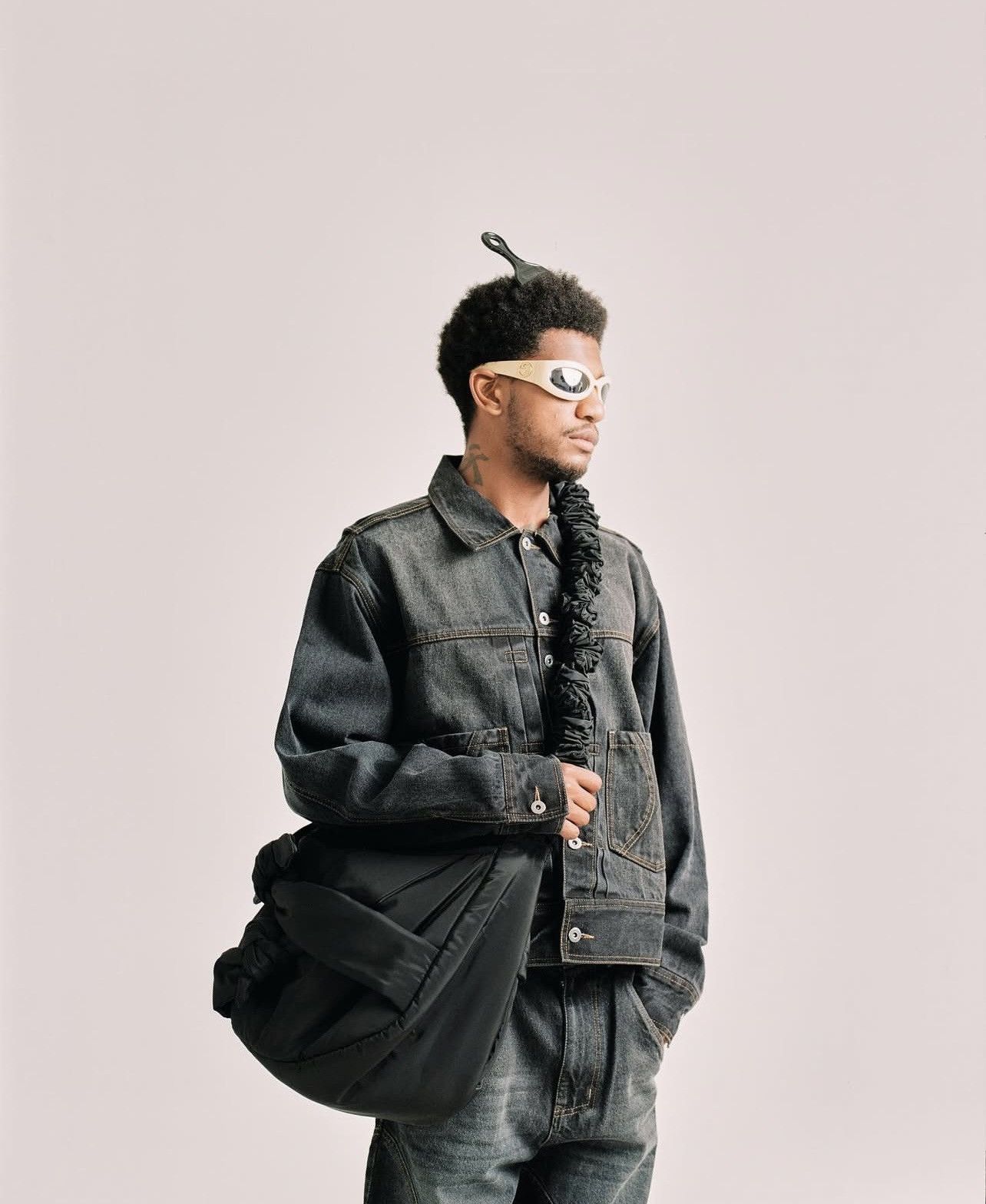 jOONIVERSE LAB 🔥Jooniverse Lab 5 Panels Type-2 Denim Jacket Ash Grey Size US M / EU 48-50 / 2 - 4 Thumbnail