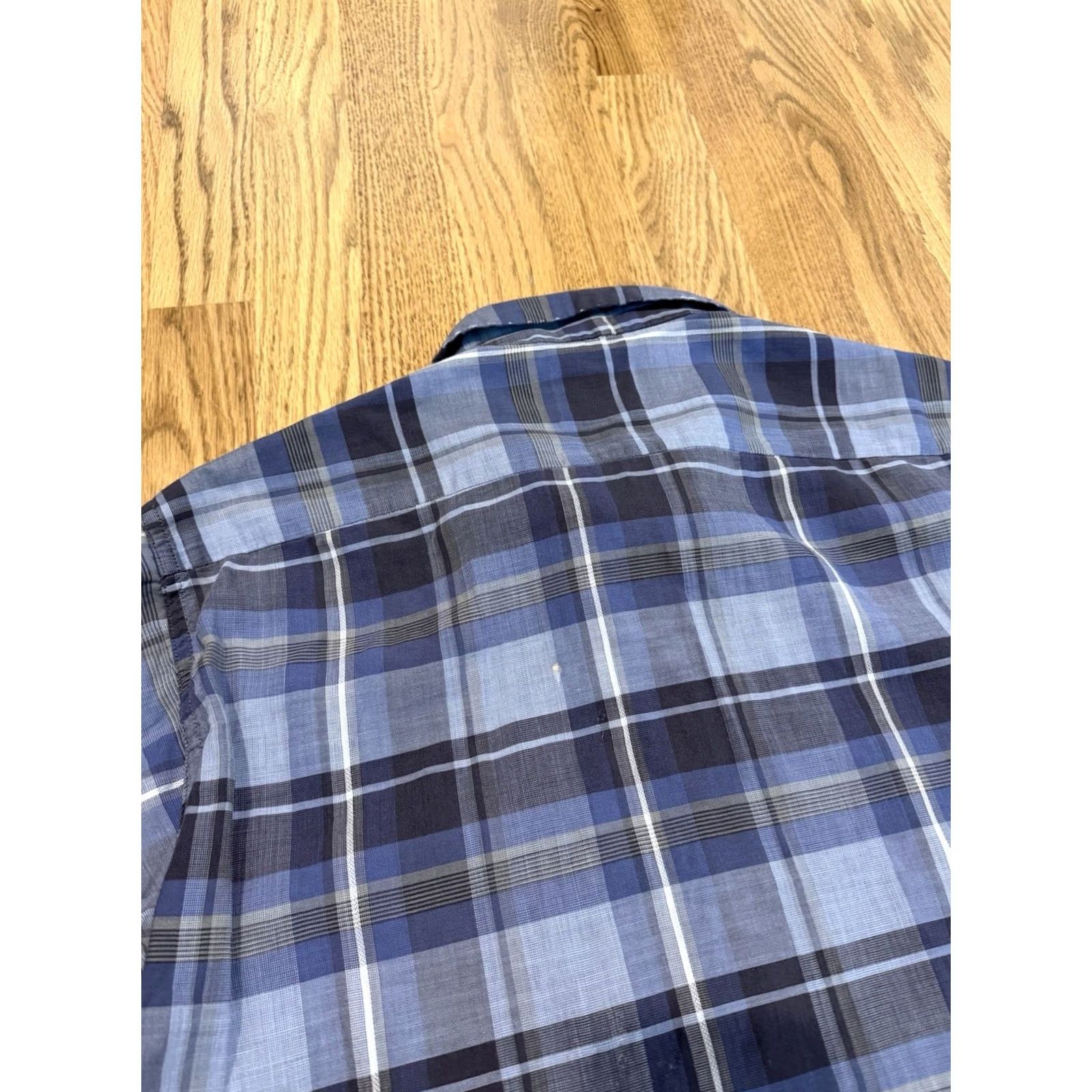 Arrow VINTAGE Arrow Loop Collar Shirt Men’s M Blue Plaid Rockabilly Vtg Size US M / EU 48-50 / 2 - 7 Thumbnail