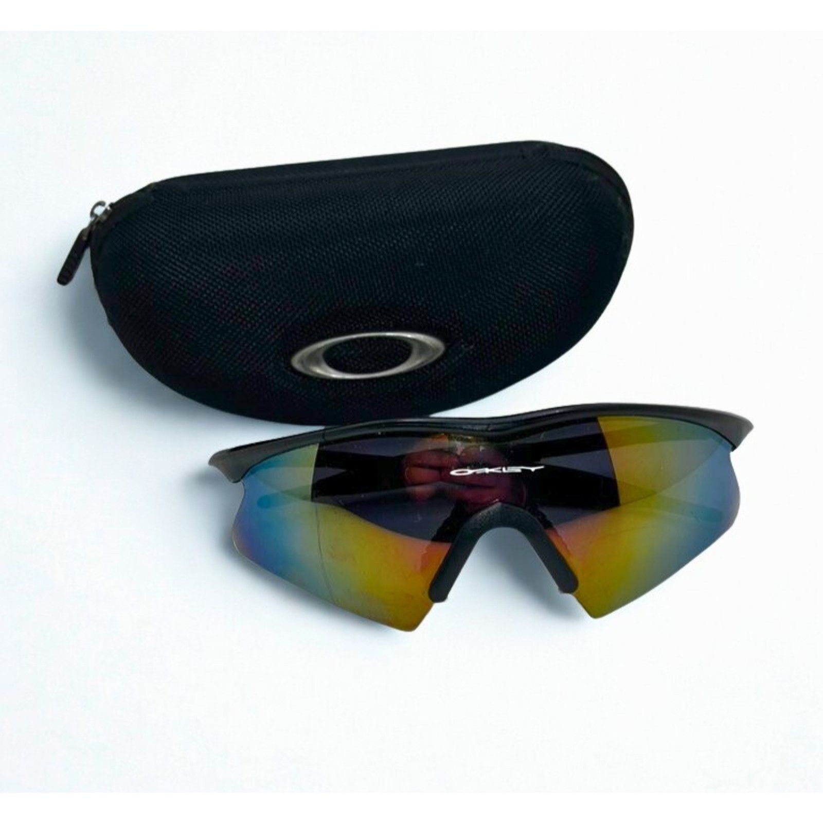 Oakley Oakley M Frame Mumbo Fire Iridium Lens Sunglasses + Case Size ONE SIZE - 14 Thumbnail