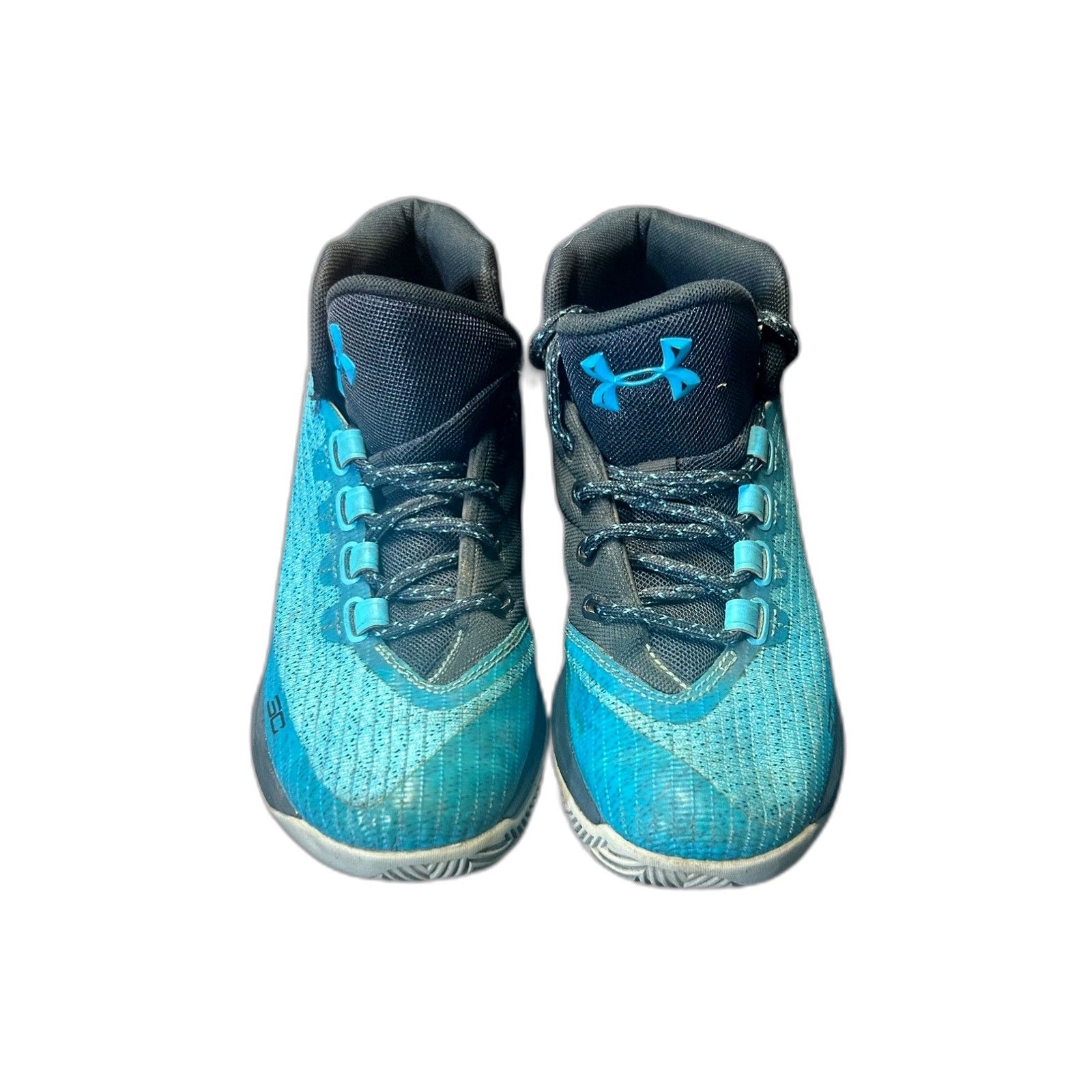 Under Armour Under Armour Curry 3 Shoes 4Y Blue Lace Up Basketball Sneake Size US XXS / EU 40 - 2 Thumbnail