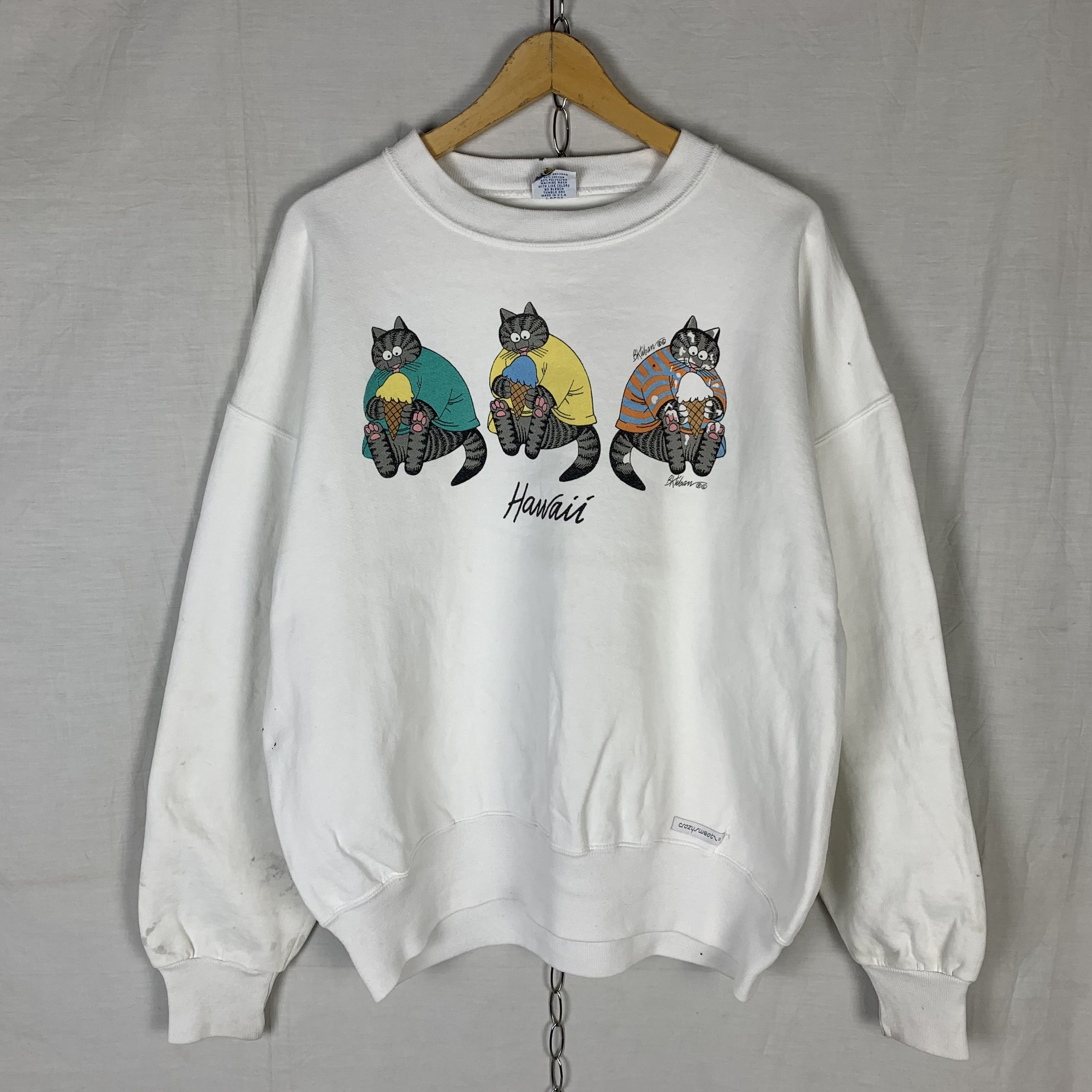 Vintage Crazy Shirts Sweatshirt Crewneck