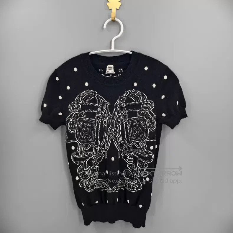 Hermes Hermes Constellation Black and White Polka Dot Cashmere Kn Size XXS / US 00 / IT 34 - 1 Thumbnail
