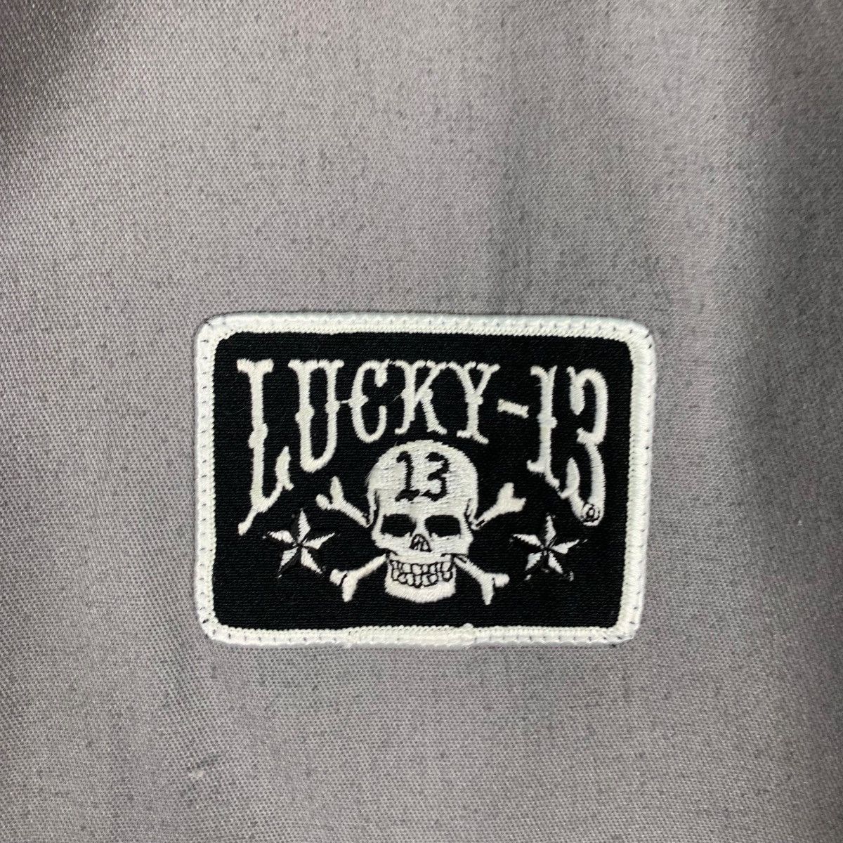 Vintage LUCKY 13 Crossbones Skull Logo Jacket #1269-C57 Size US M / EU 48-50 / 2 - 15 Thumbnail