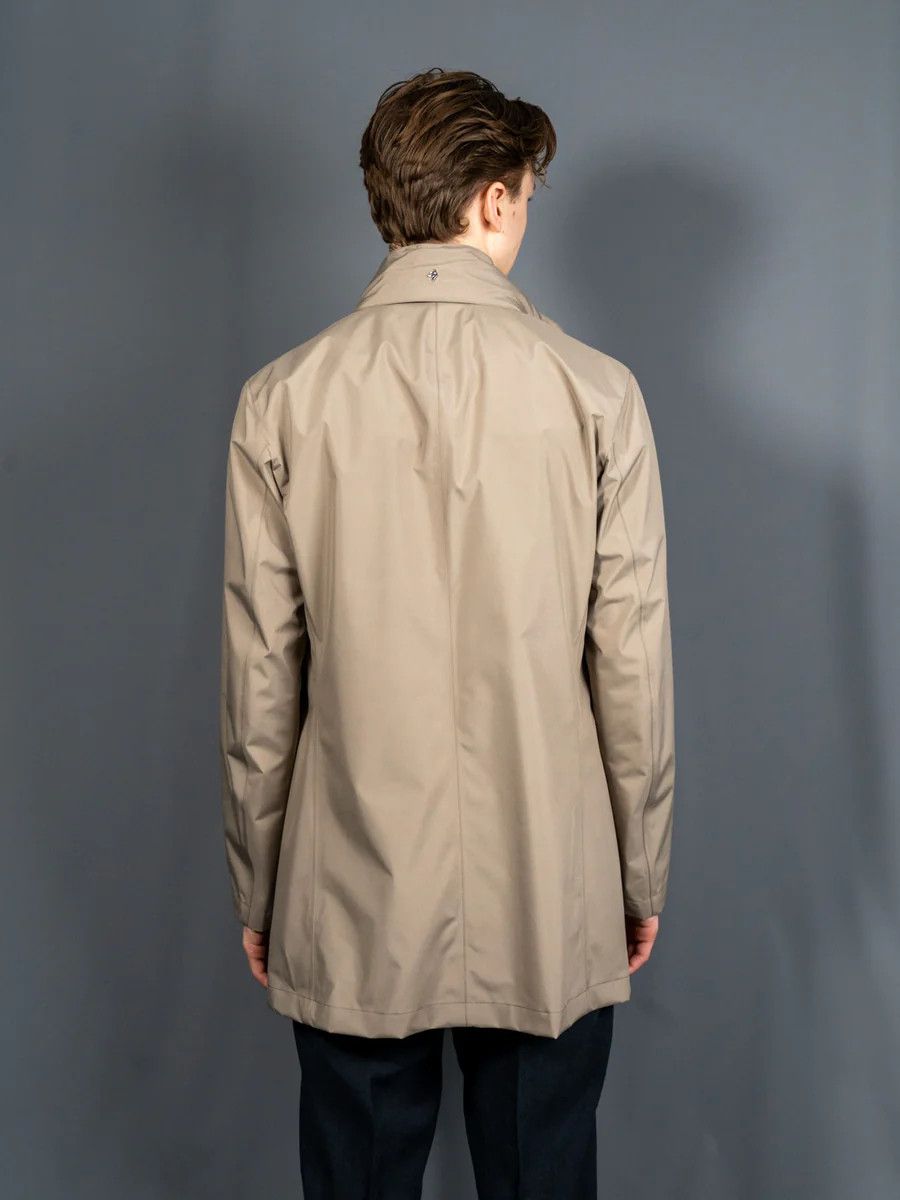 Montecore MONTECORE Italy beige hooded nylon coat jacket Large Size US L / EU 52-54 / 3 - 3 Thumbnail