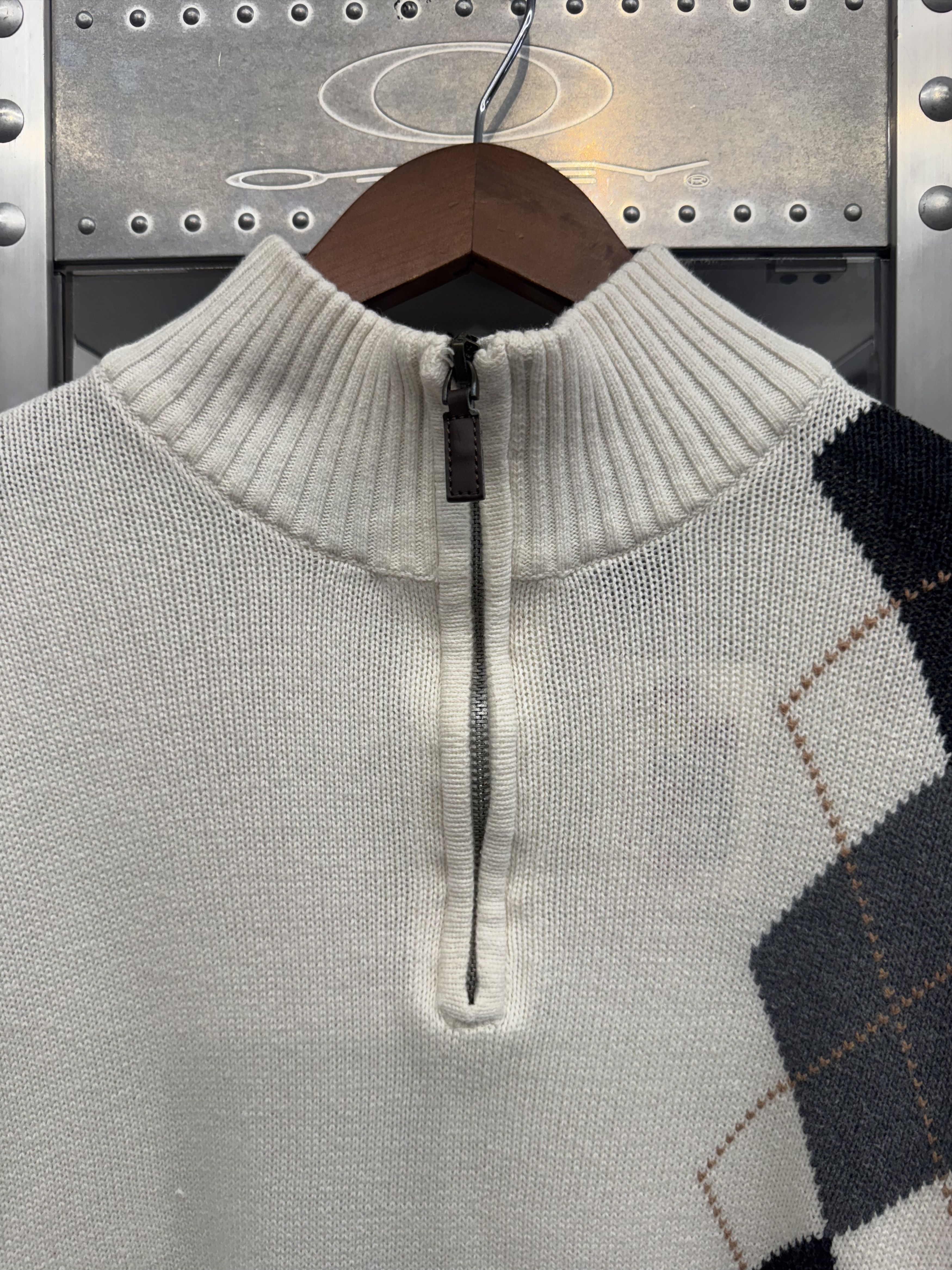 Oscar De La Renta Vintage Quarter Zip Size US L / EU 52-54 / 3 - 2 Thumbnail