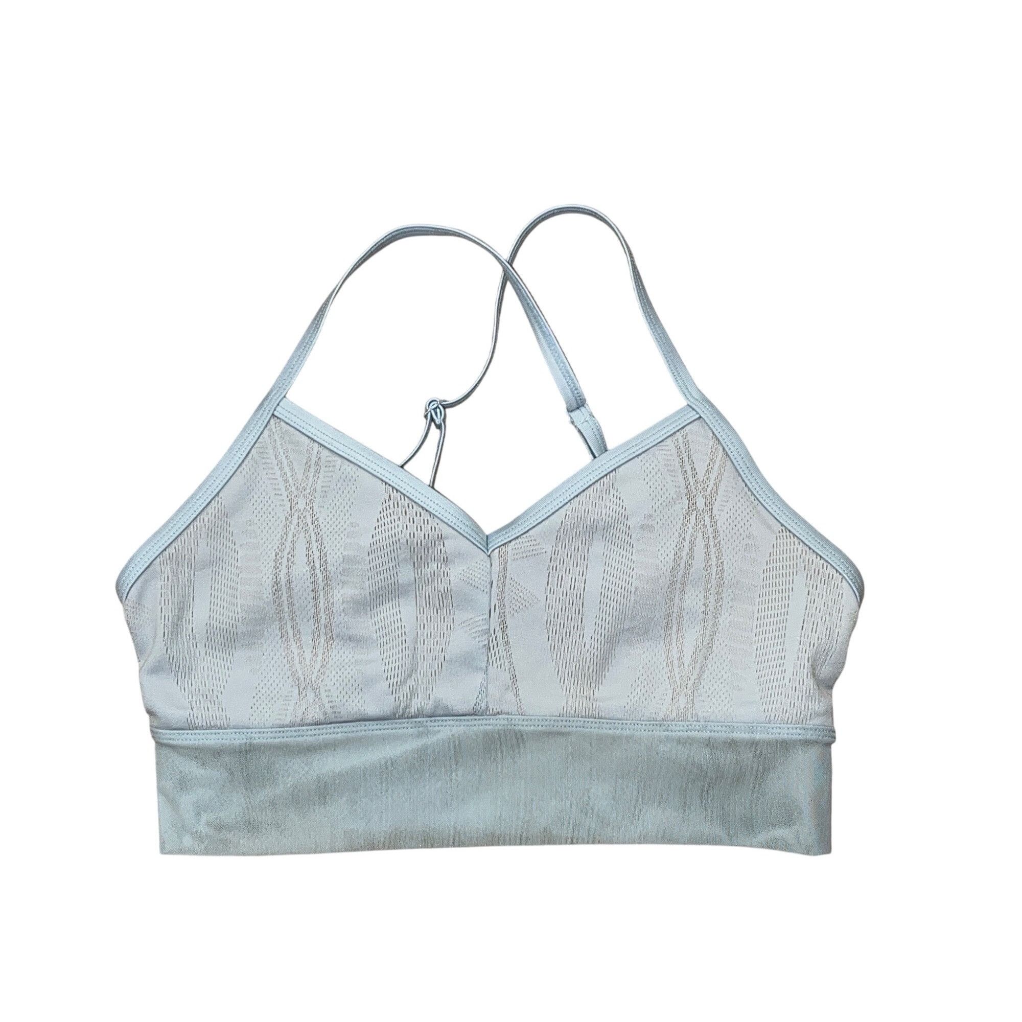 Alo Alo Yoga Aria Sky Buff Mesh Stretch Sports Bra Medium Light Size M / US 6-8 / IT 42-44 - 2 Thumbnail