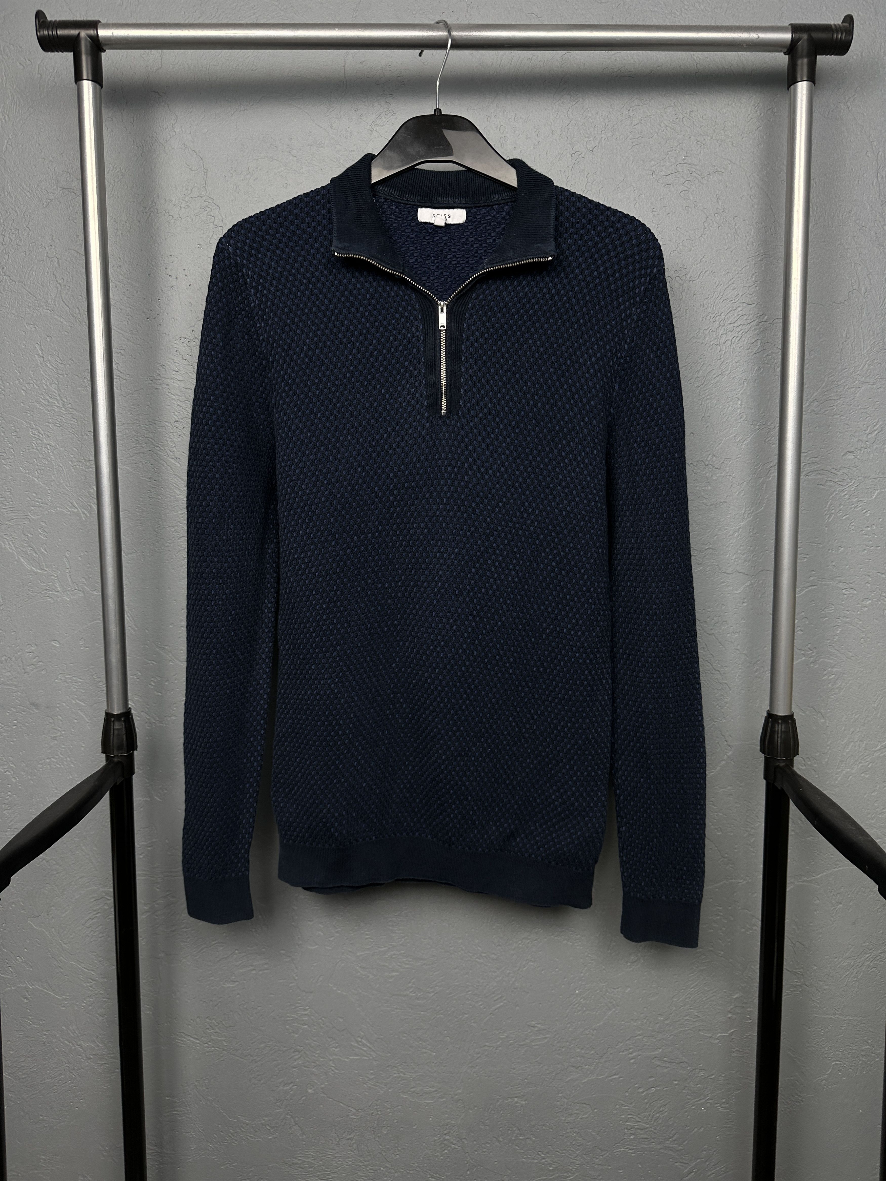 Reiss Reiss Mens Quarter 1\4 Zip Sweater Size US S / EU 44-46 / 1 - 1 Thumbnail