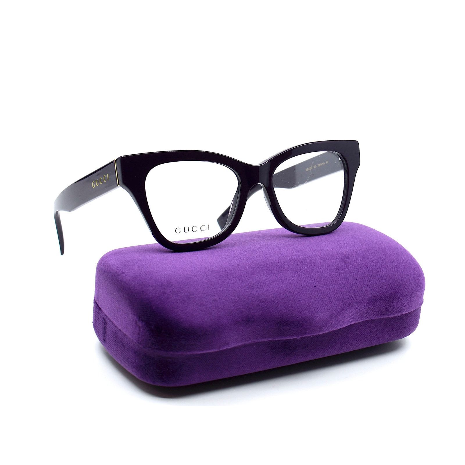 Gucci NEW GUCCI GG1133O 002 VIOLET AUTHENTIC EYEGLASSES FRAME Size ONE SIZE - 1 Thumbnail