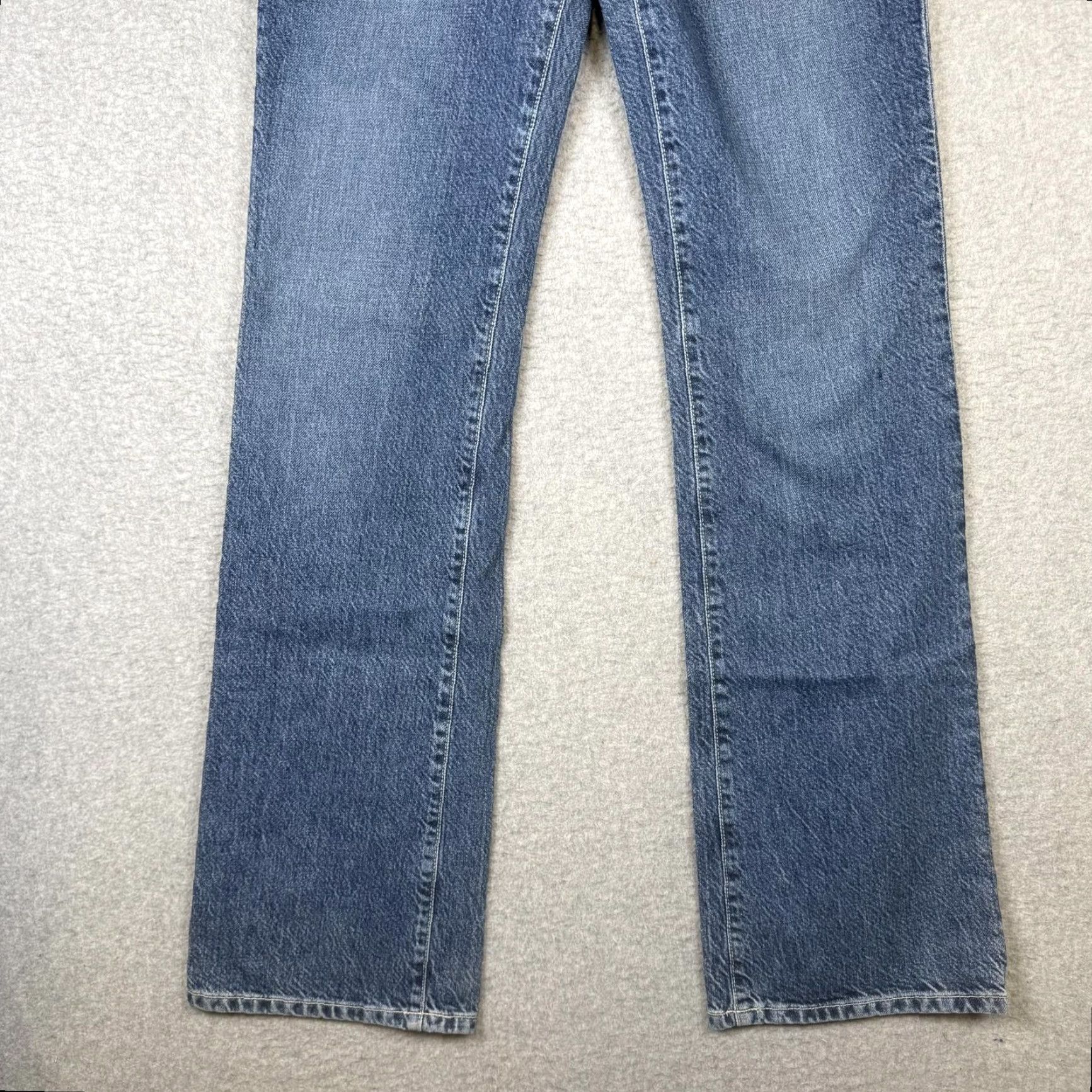 Lucky Brand VINTAGE Lucky Brand Jeans Dungarees Women 10/30 Peanut Pant Long Length Blue NOS Women 10/30 Regular Size Pants Jeans Mens/Girls? Size 32" / US 10 / IT 46 - 3 Thumbnail
