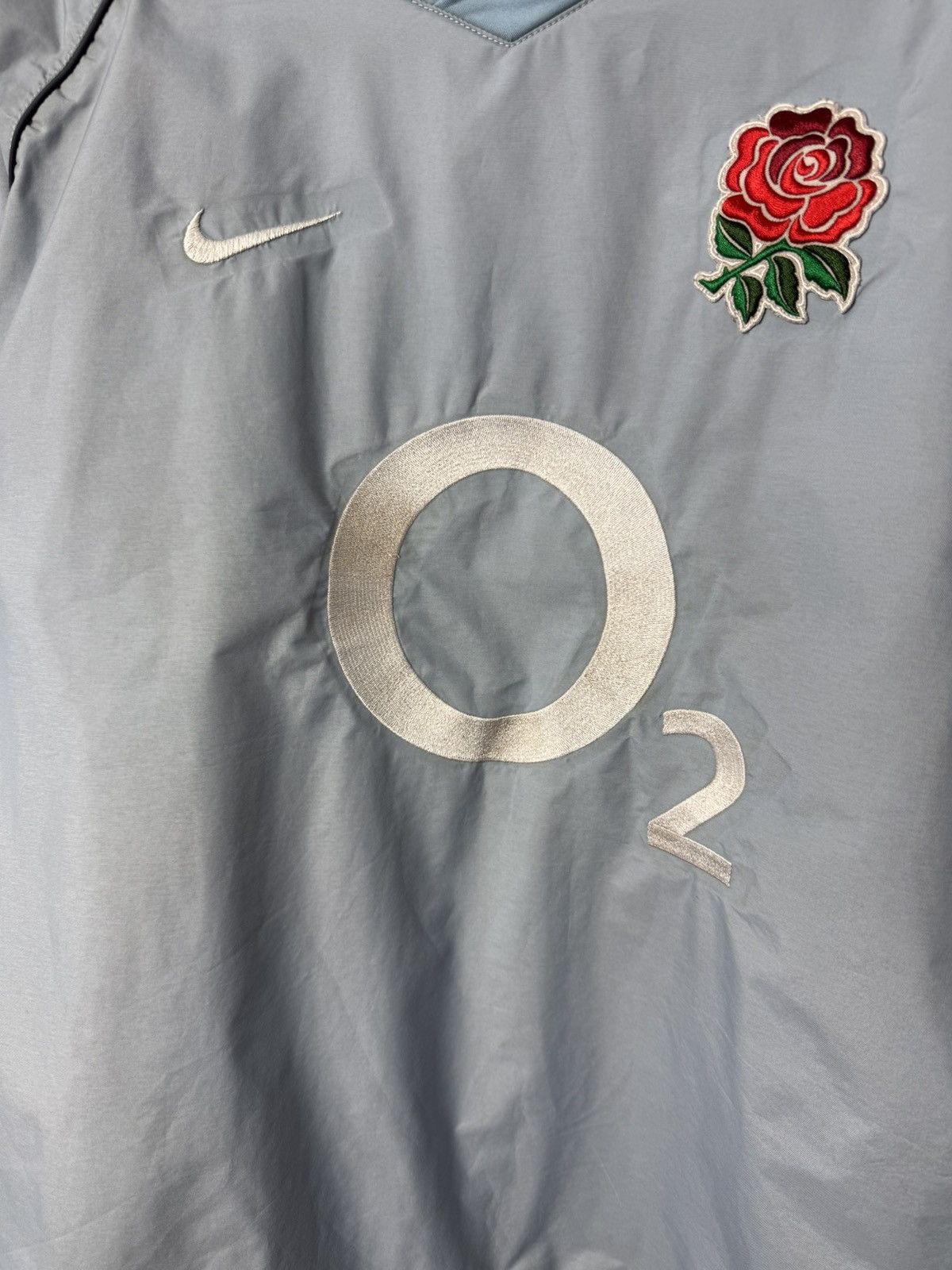 Nike Vintage Nike England Rugby O2 Windbreaker Pullover Jacket Size US L / EU 52-54 / 3 - 11 Thumbnail