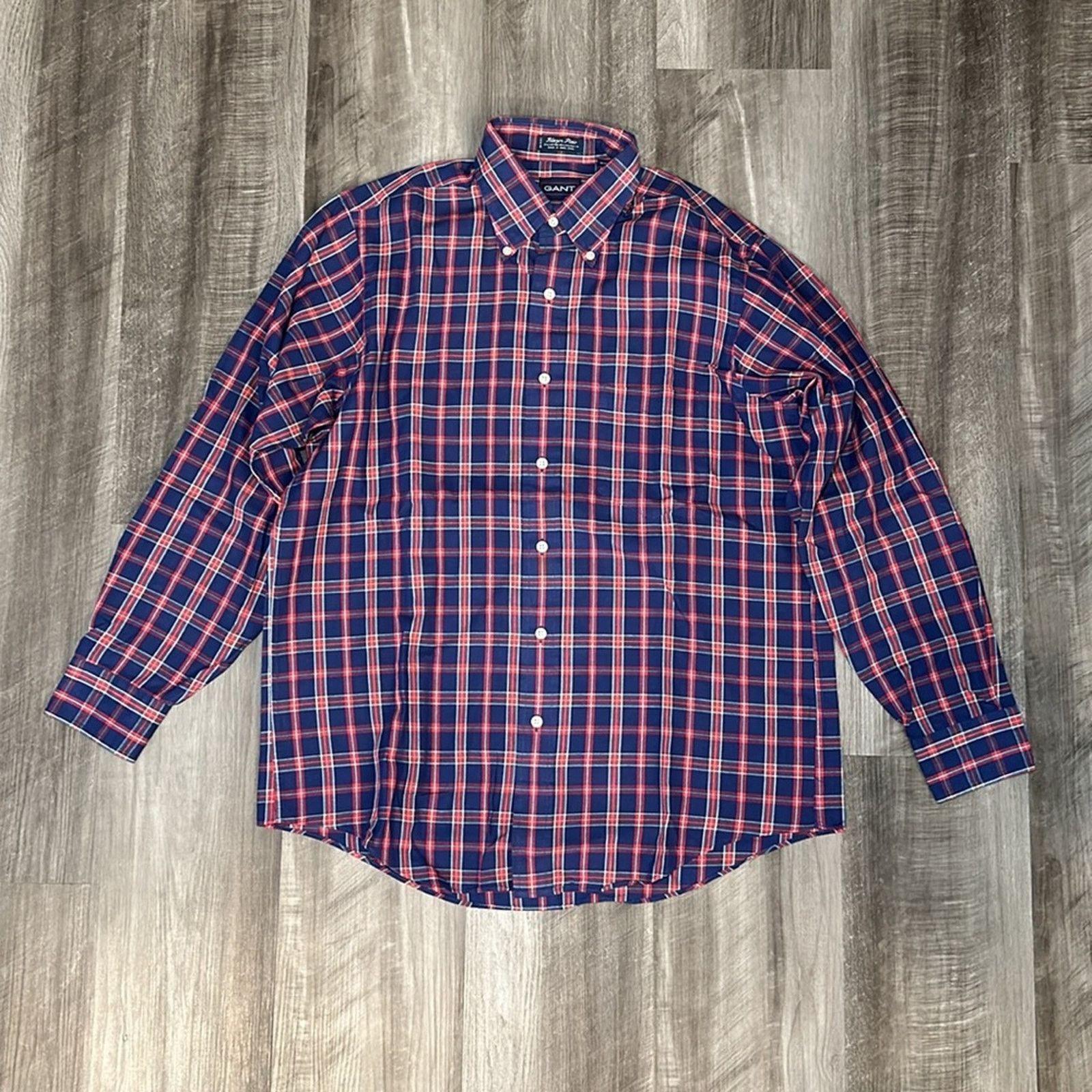 Gant Gant Blazer Plaid Long Sleeve Button Down - 15.5 33 (Medium) Size US M / EU 48-50 / 2 - 2 Thumbnail