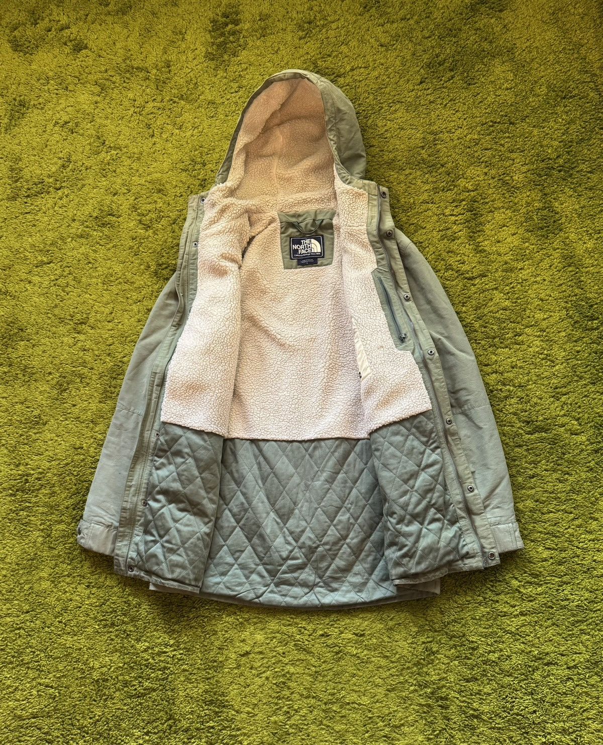 The North Face The North Face TNF gorpcore style khaki hooded parka jacket Size US L / EU 52-54 / 3 - 2 Thumbnail