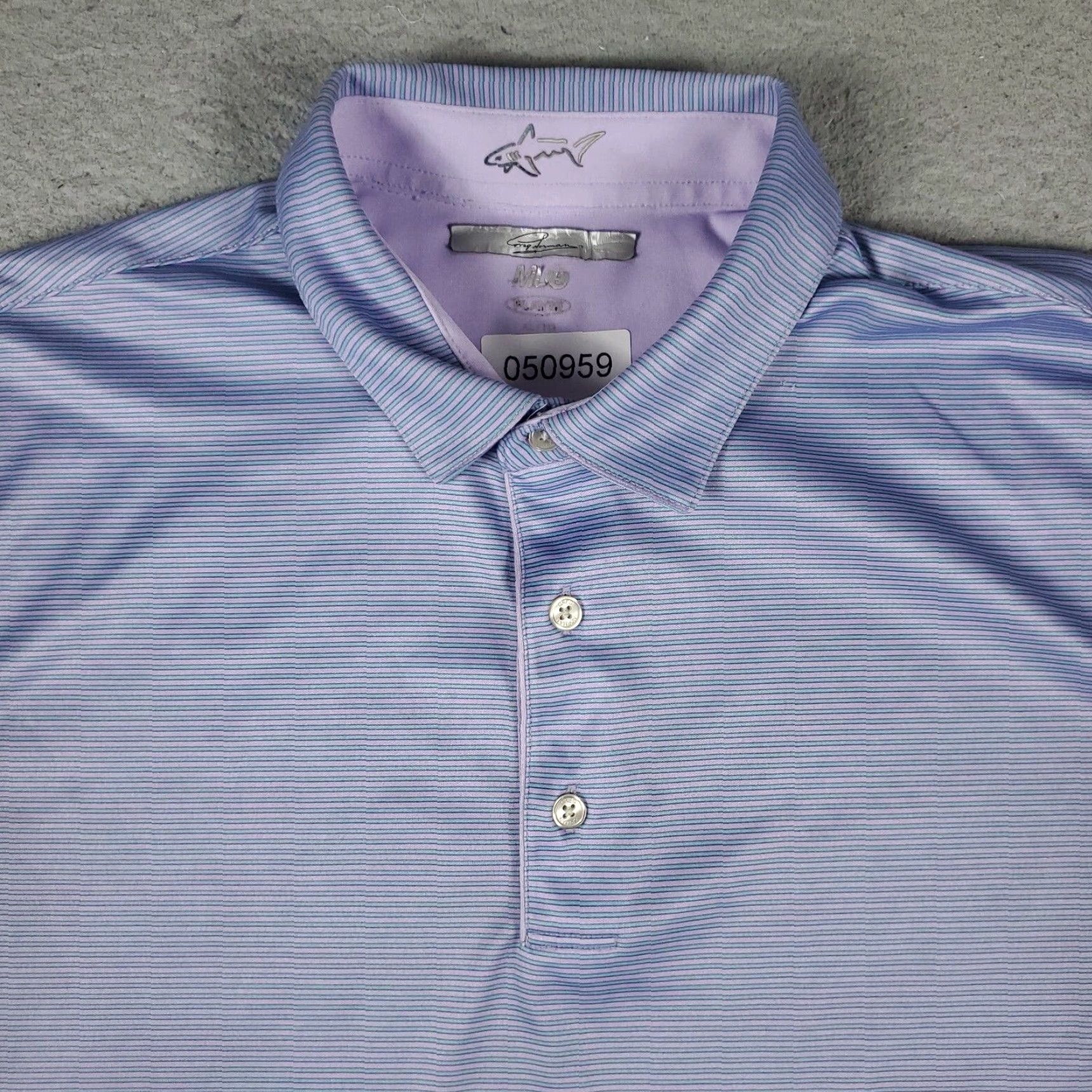 Vintage Greg Norman Polo Shirt Mens XL Blue Striped Polo Shirt XL Mens Blue Striped Golf Casual Short Sleeve Polo Shirt Size US XL / EU 56 / 4 - 2 Thumbnail