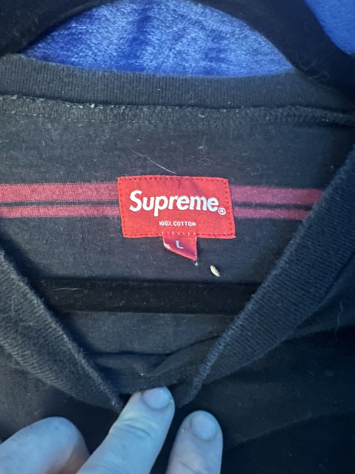 Supreme Supreme old English king sleeve Size US L / EU 52-54 / 3 - 4 Thumbnail