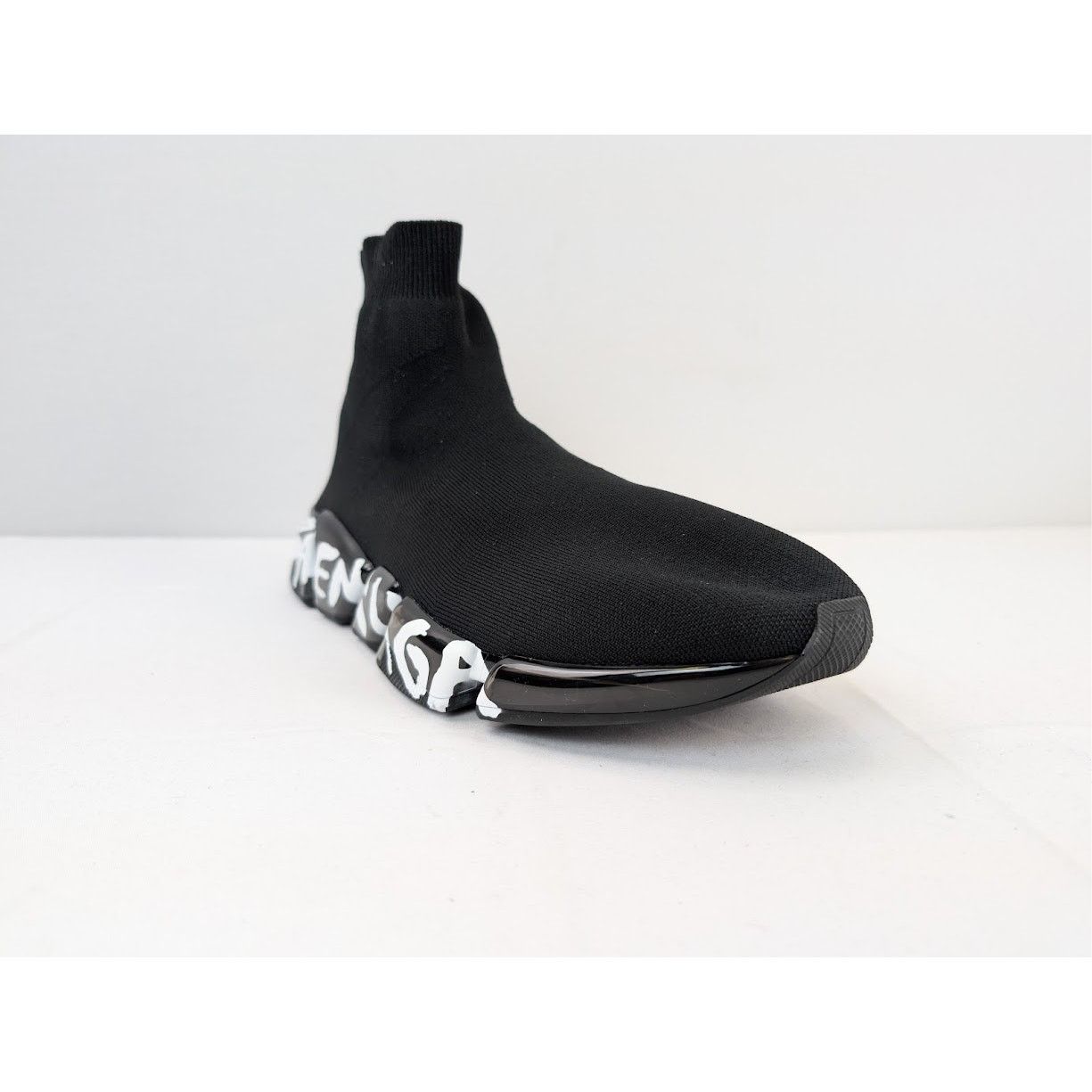 Balenciaga o1rshd1 Recycled Speed 2.0 Sneakers in Black/White Size US 12 / EU 45 - 2 Thumbnail