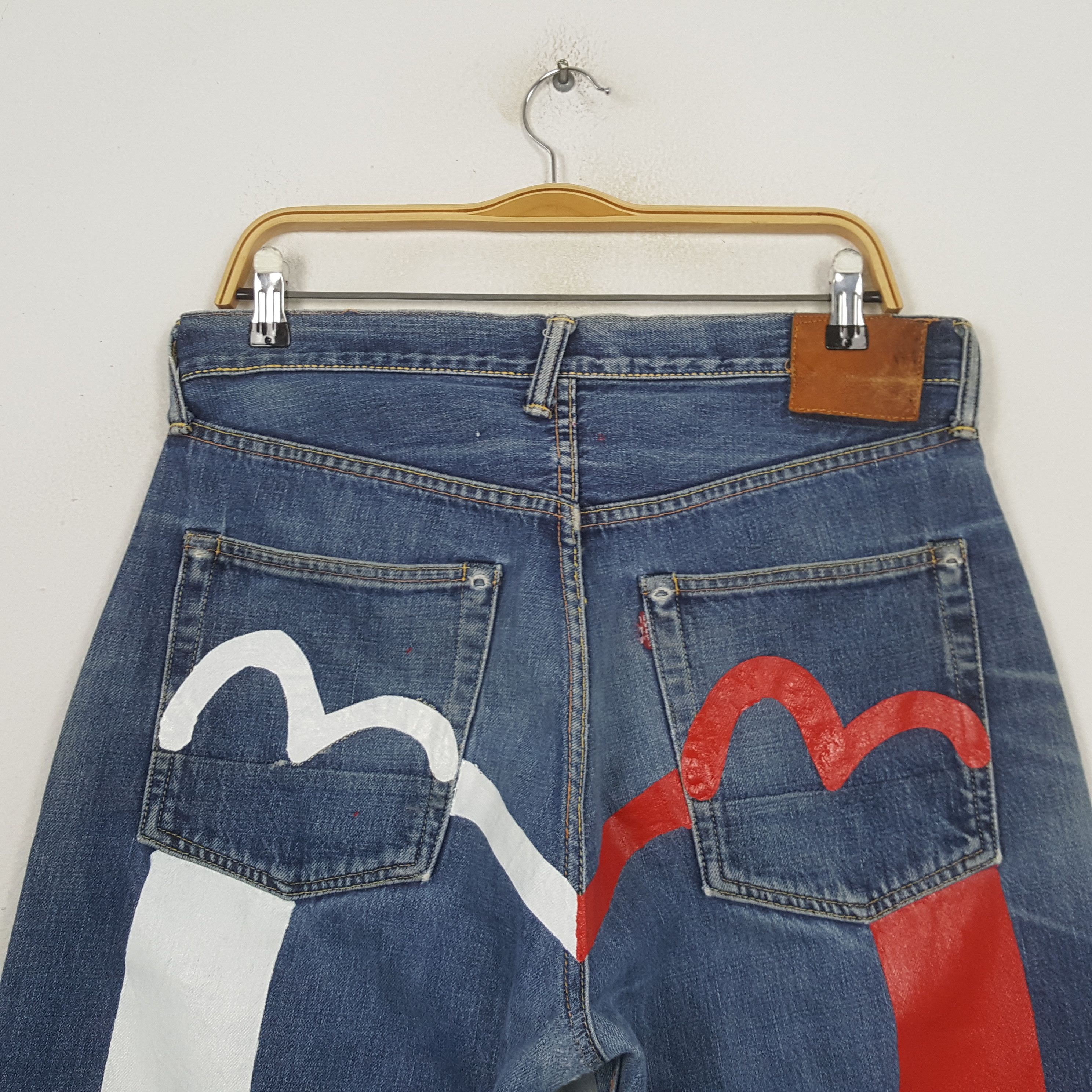 Evisu Vintage Evisu Japanese Brand Daicock Custom Style Jeans RR28 Size US 32 / EU 48 - 2 Thumbnail