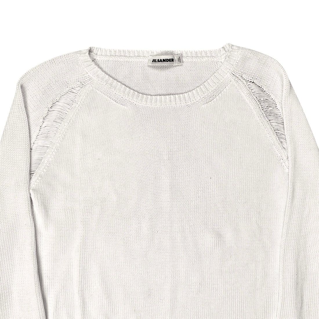 Jil Sander Jil Sander Distressed Seam Knit Size US S / EU 44-46 / 1 - 4 Thumbnail