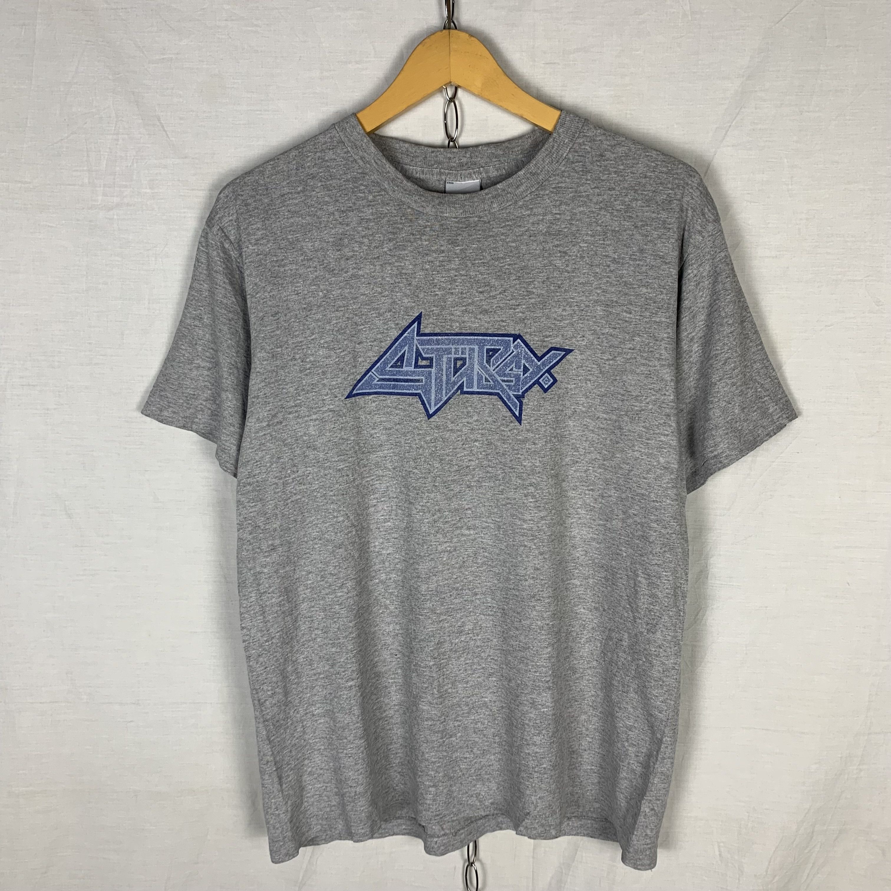 Stussy Vintage Stussy Anthrax Logo Tshirt Size US M / EU 48-50 / 2 - 1 Thumbnail