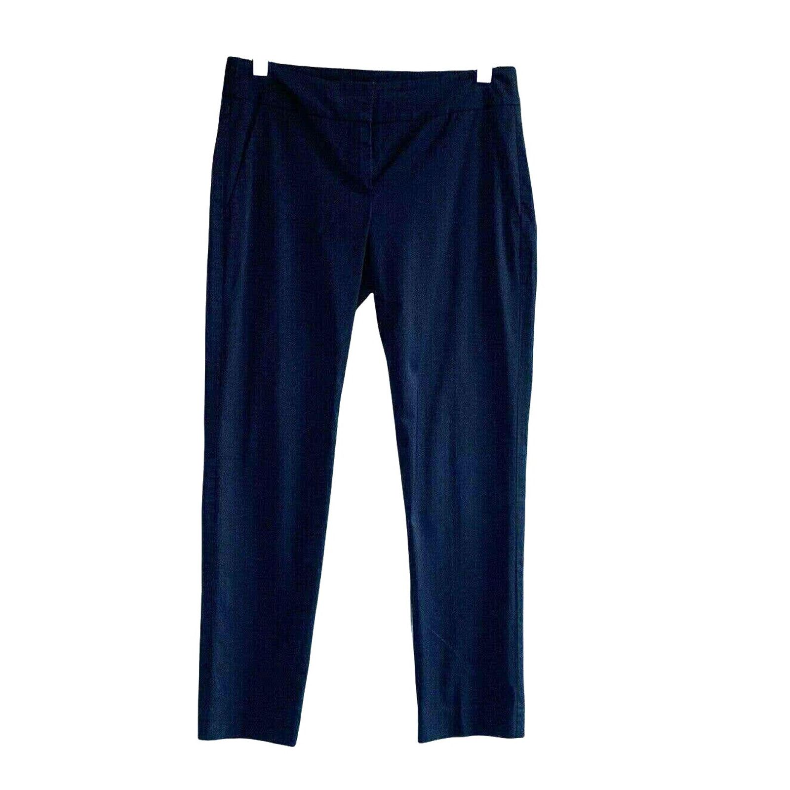 Theory Theory Navy Blue Straight Leg Dress Pants Size 4 Size 27" / US 4 / IT 40 - 1 Thumbnail