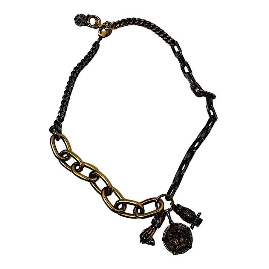 Alexander McQueen Authentic Alexander McQueen Rare 3 Charm Necklace Size ONE SIZE - 1 Thumbnail