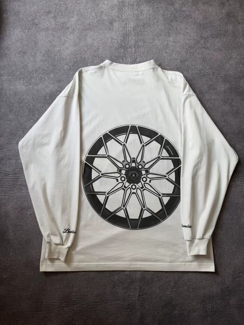Balenciaga Balenciaga Lamborghini Co-branded Long Sleeve T-shirt Size US S / EU 44-46 / 1 - 2 Thumbnail