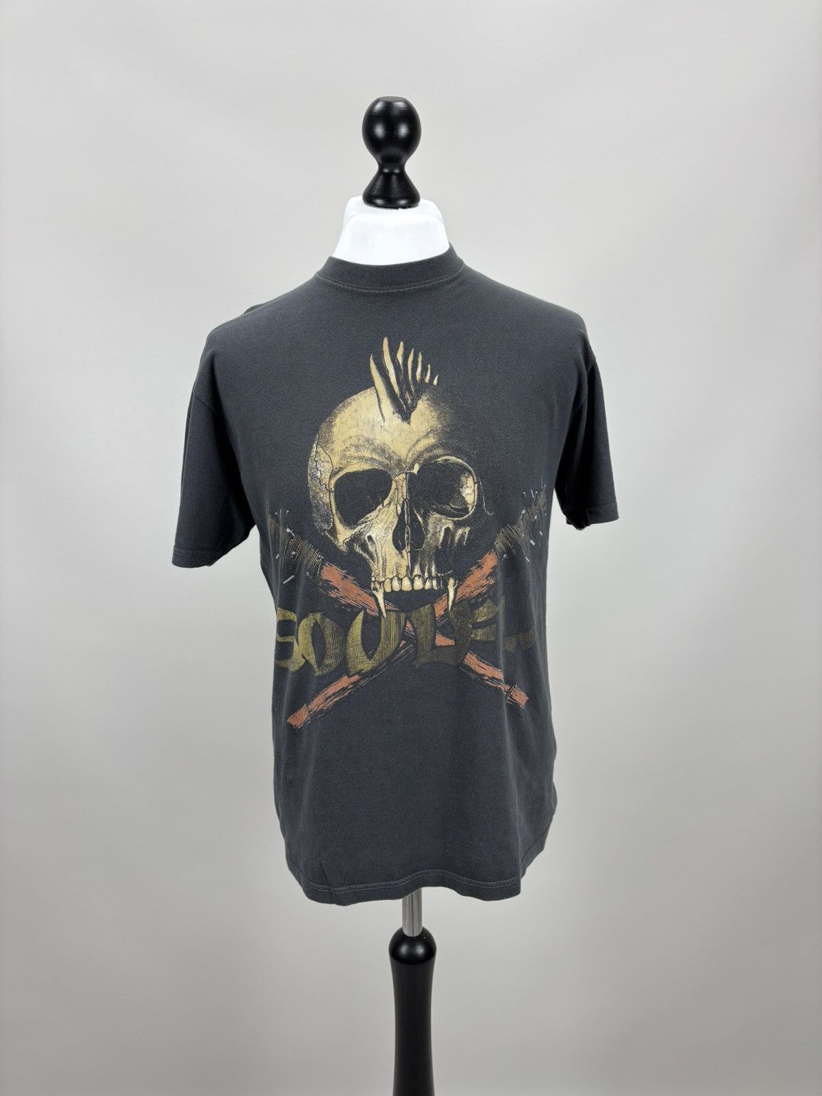 Designer × Vintage Mens vintage t shirt Soufly Tribal War Trashed Size M Size US M / EU 48-50 / 2 - 1 Thumbnail