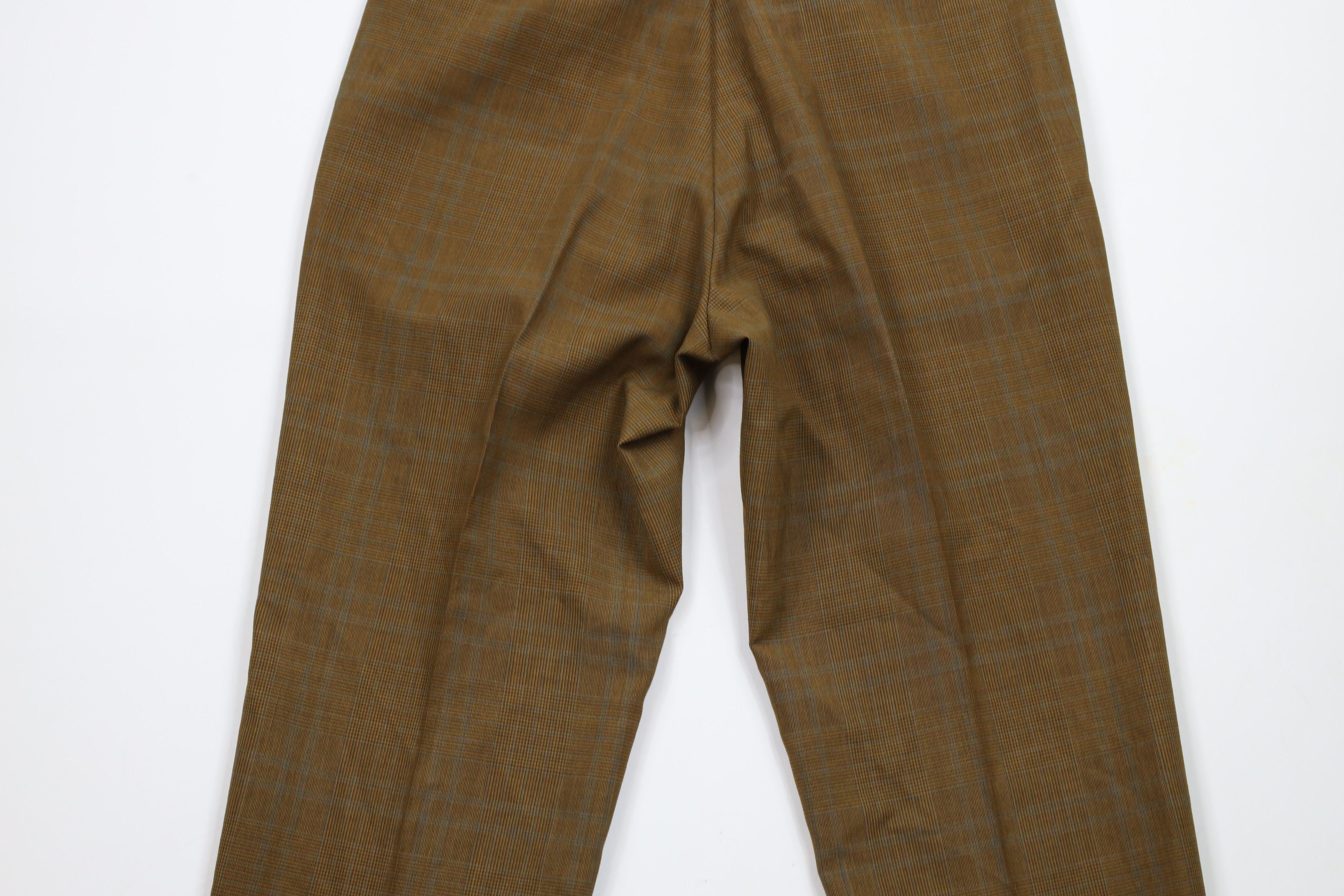 Vintage Vintage 70s Streetwear Flat Front Chino Pants Plaid USA Size US 32 / EU 48 - 11 Thumbnail