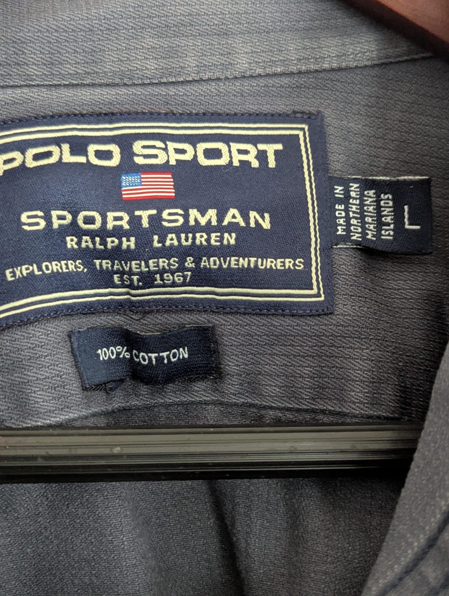 Polo Ralph Lauren Polo Sport, heavy Cotton Shirt Size US L / EU 52-54 / 3 - 2 Thumbnail