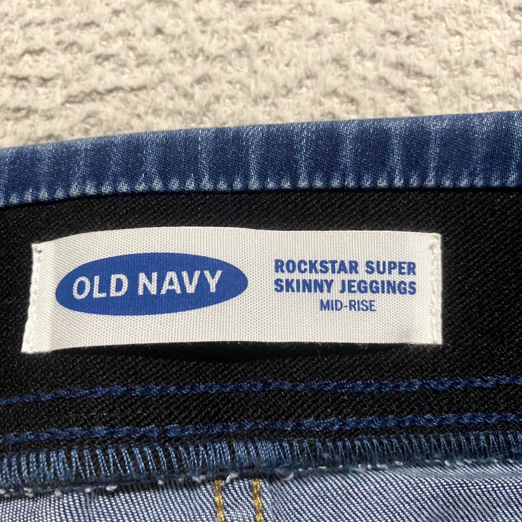 Old Navy VINTAGE NWT Old Navy Womens Jeans Blue Denim 6 Tall Skinny Stretch 5-Pocket Women Size 28" / US 6 / IT 42 - 3 Thumbnail