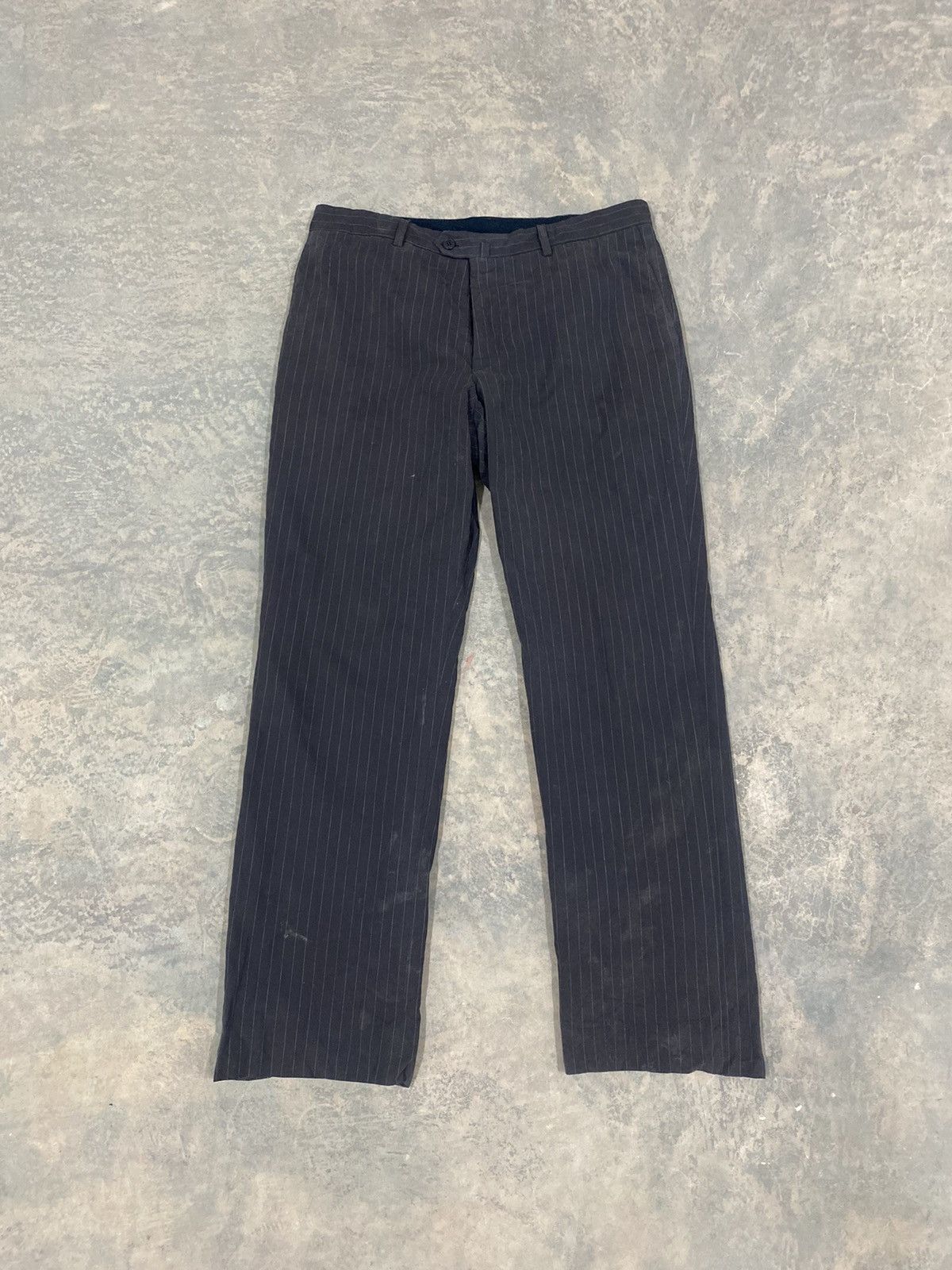 30-40s French Vintage Wool Stripe Slacks 30s〜40sFrench Vintage