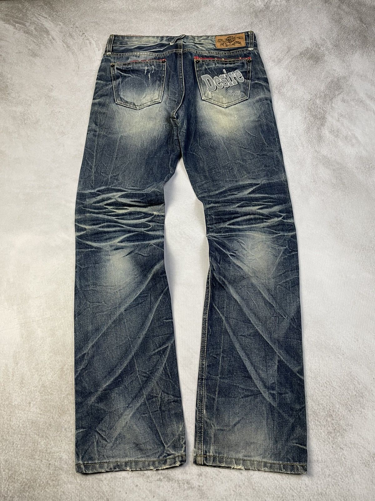 Tornado Mart 2000s Crojin Clawmark Distressed Vkei Style Denim Size US 30 / EU 46 - 6 Thumbnail