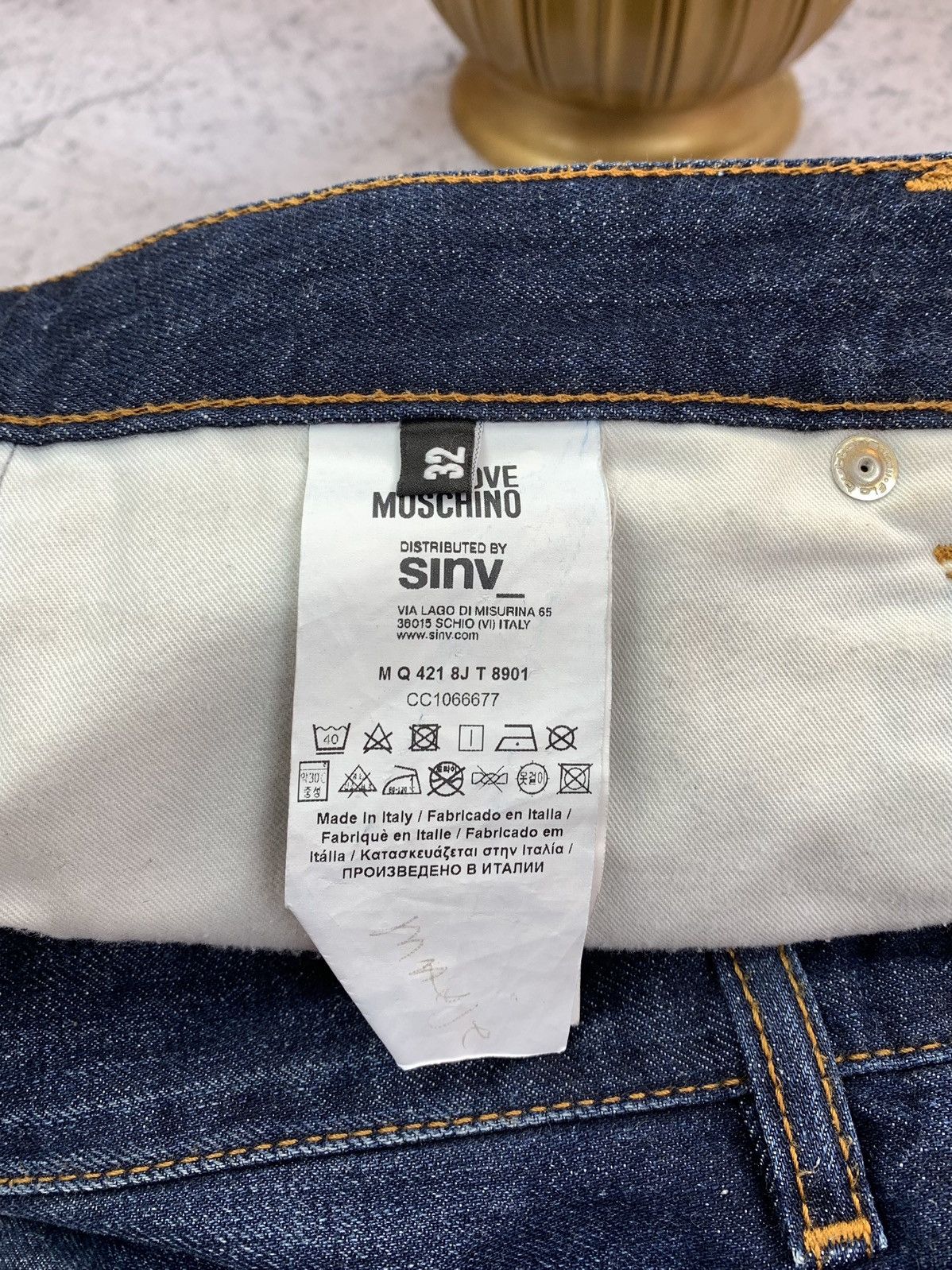 Love Moschino Denim Mens Jeans Size 32