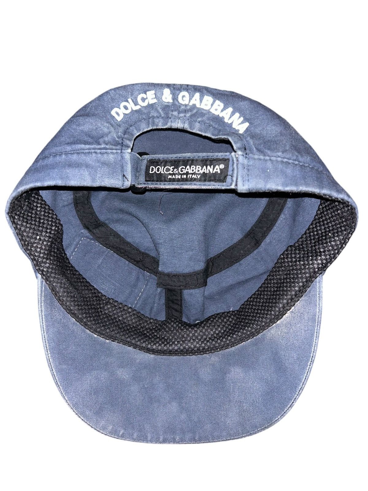 Dolce & Gabbana Dolce & Gabbana Distressed Patrol Cap Size ONE SIZE - 5 Thumbnail