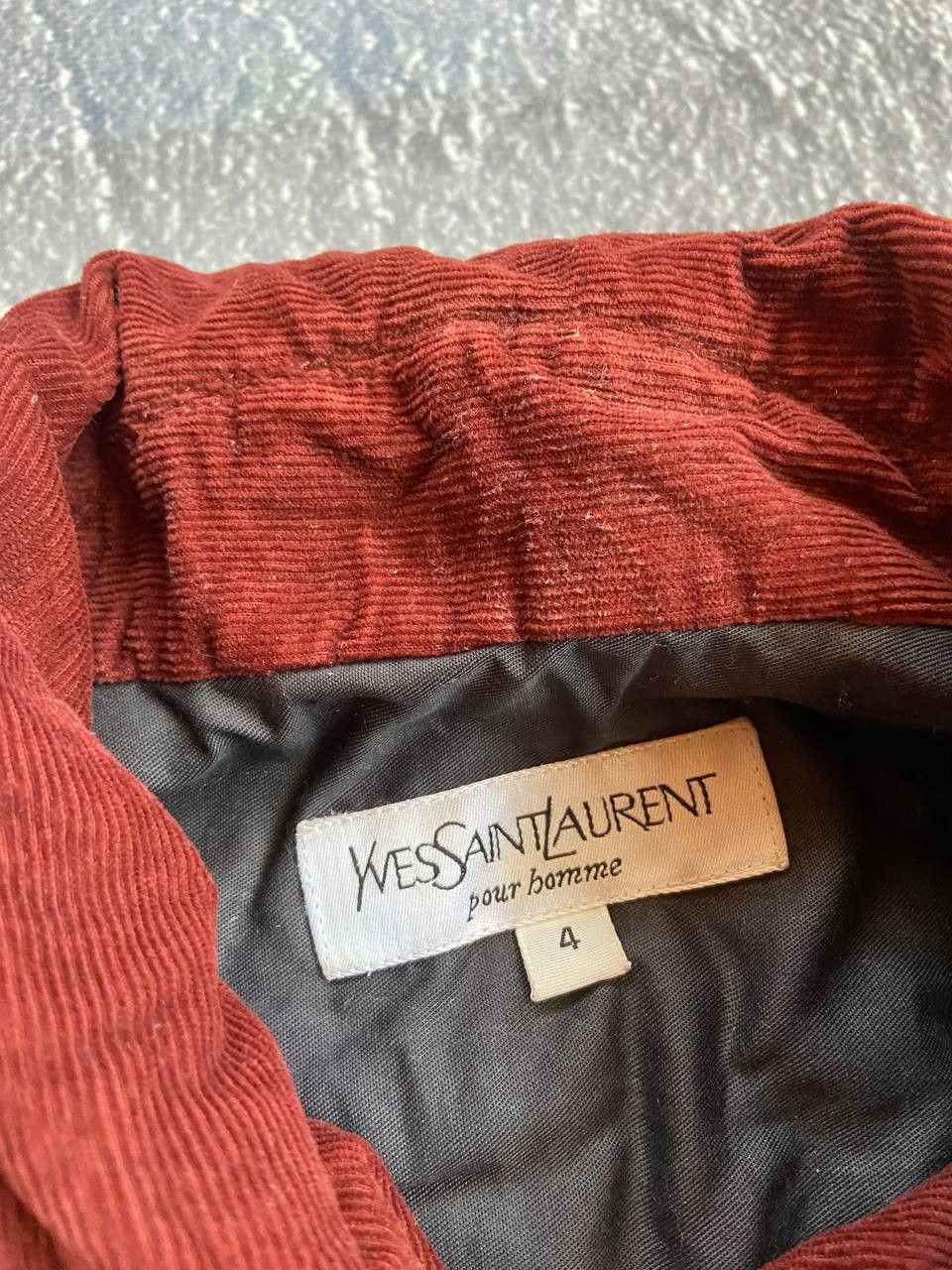 Yves Saint Laurent Vintage Yves Saint Laurent Corduory Jacket Size US XL / EU 56 / 4 - 3 Thumbnail