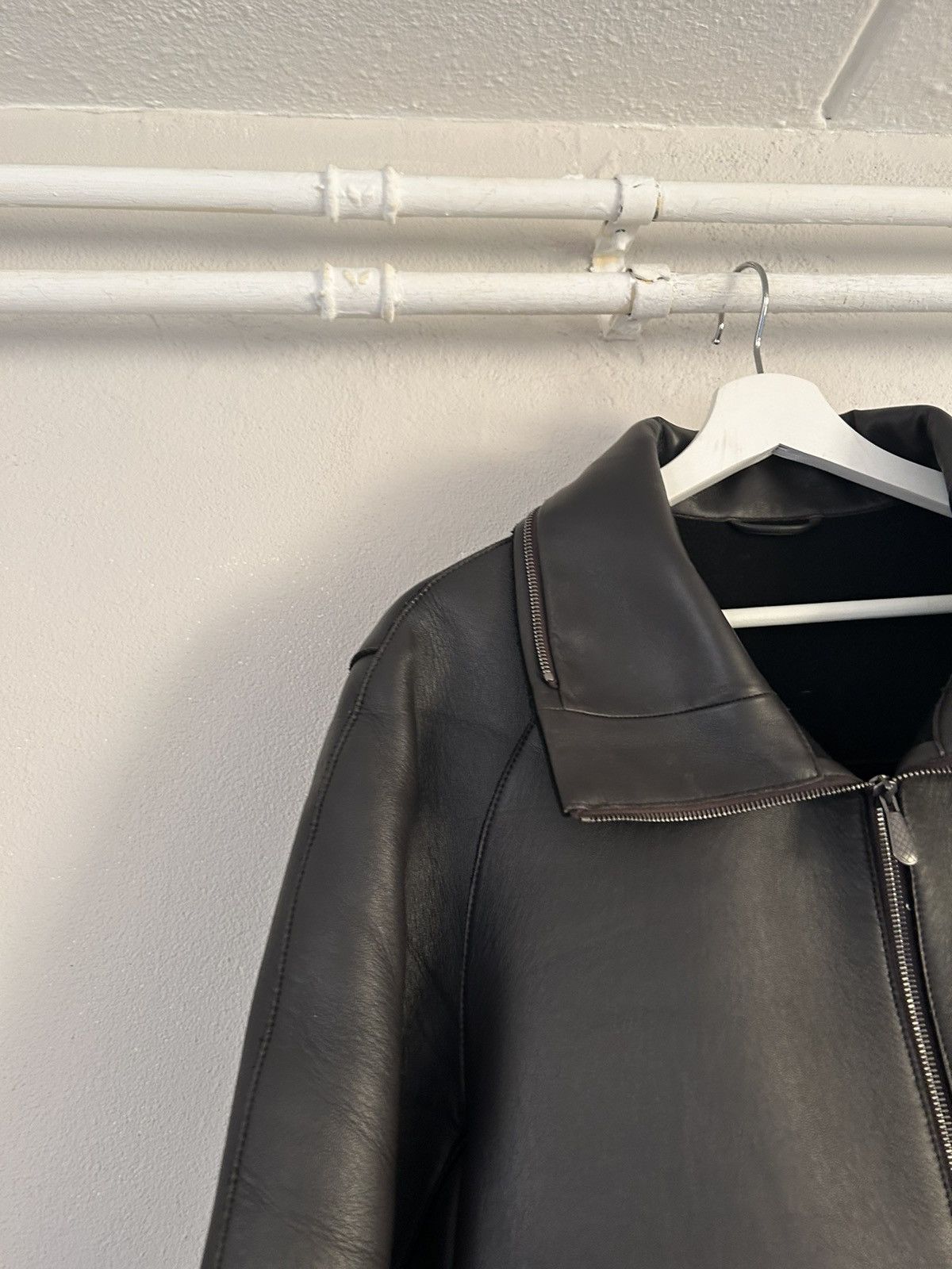 Bottega Veneta Leather Jacket with Detachable Hood Size US M / EU 48-50 / 2 - 5 Thumbnail