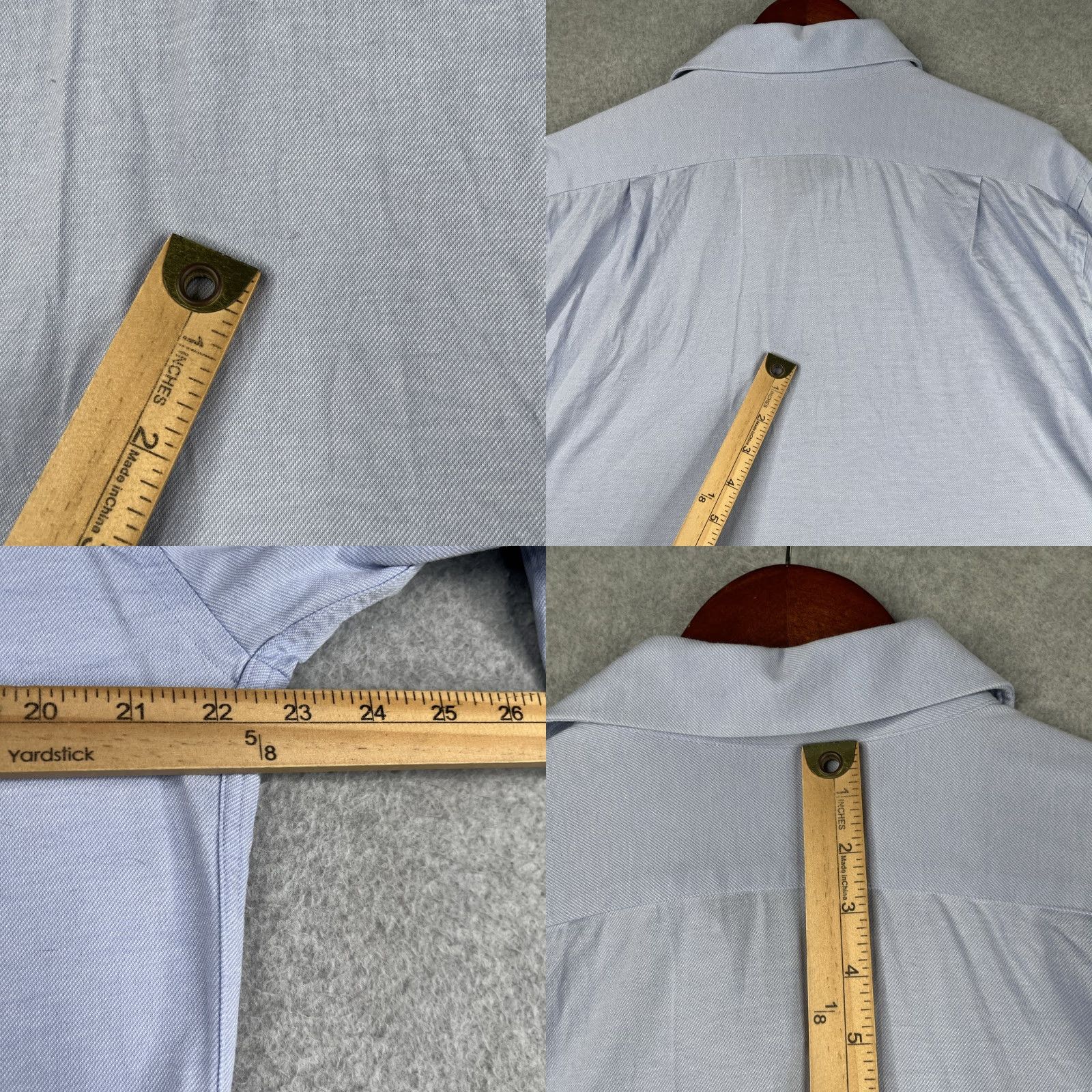 Lorenzo Uomo Lorenzo UOMO Shirt Light Blue Trim Fit Button Up Long Sleeve Mens Shirt Size US L / EU 52-54 / 3 - 8 Thumbnail