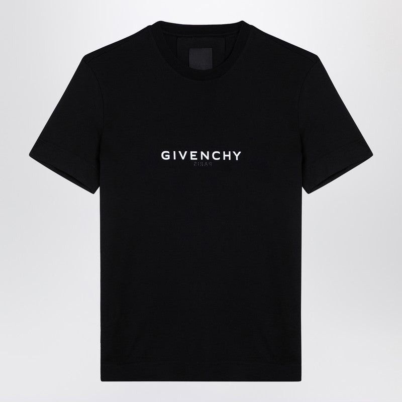 Givenchy o1srvl11e0725 Reverse Black Cotton Oversize T-Shirt in Black Size XL / US 12-14 / IT 48-50 - 1 Thumbnail