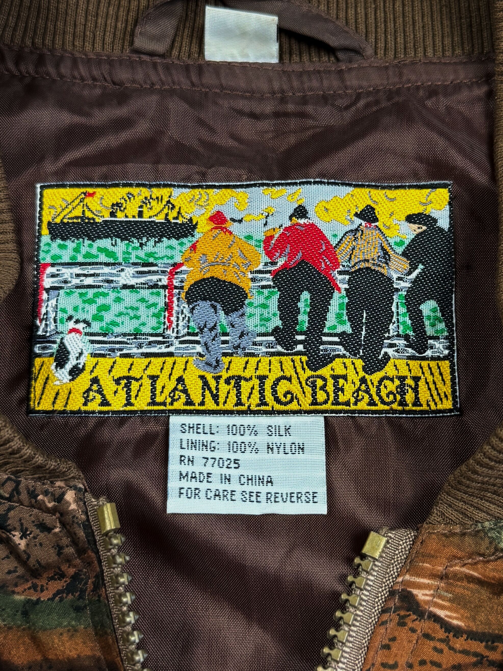 Vintage ITALIAN Kapital Dolce Gabbana Style Silk Bomber Jacket 90s Size US XL / EU 56 / 4 - 7 Thumbnail