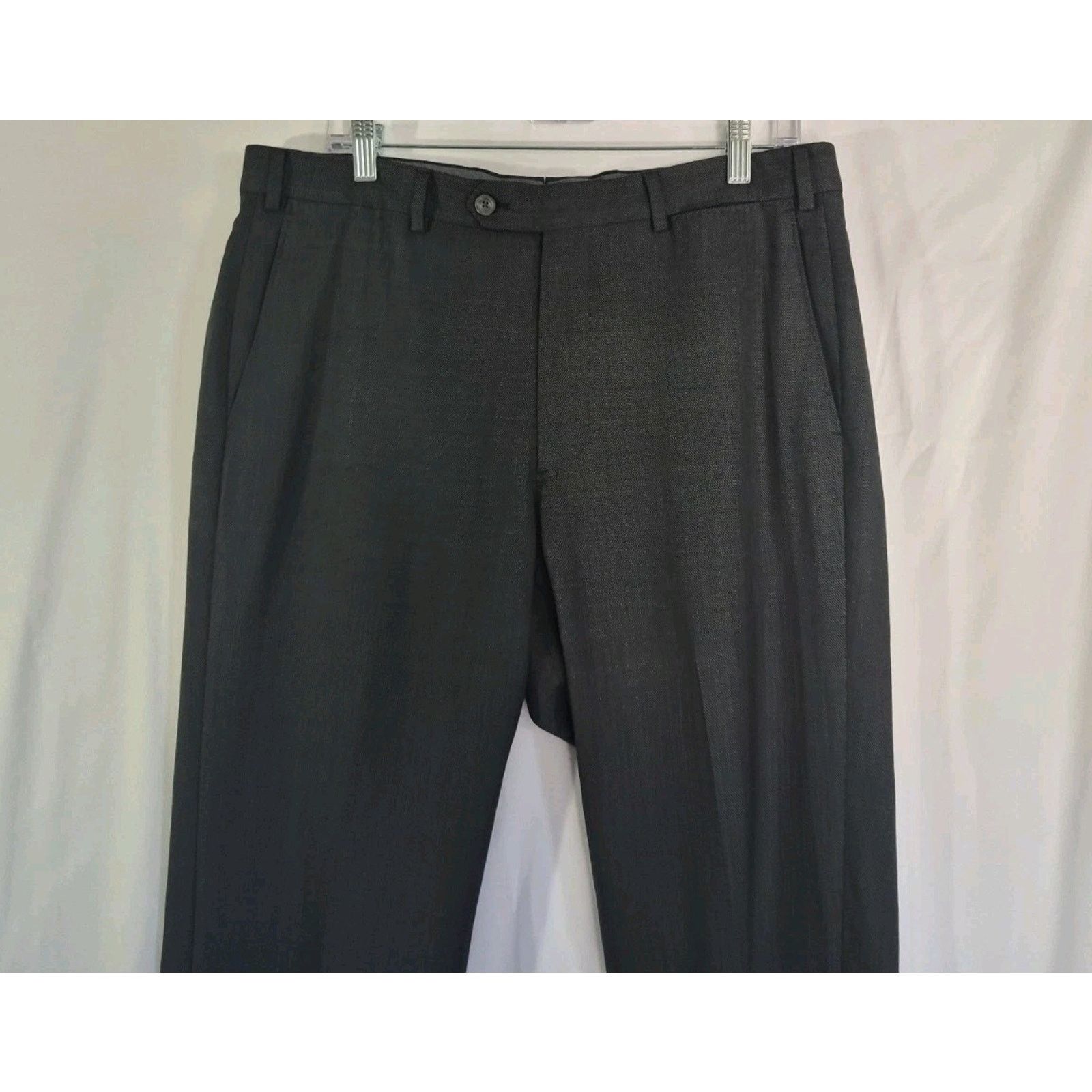 J.Hilburn J.Hilburn Vitale Barberis Canonico Black Revenge Pants 34x30 Size US 34 / EU 50 - 6 Thumbnail