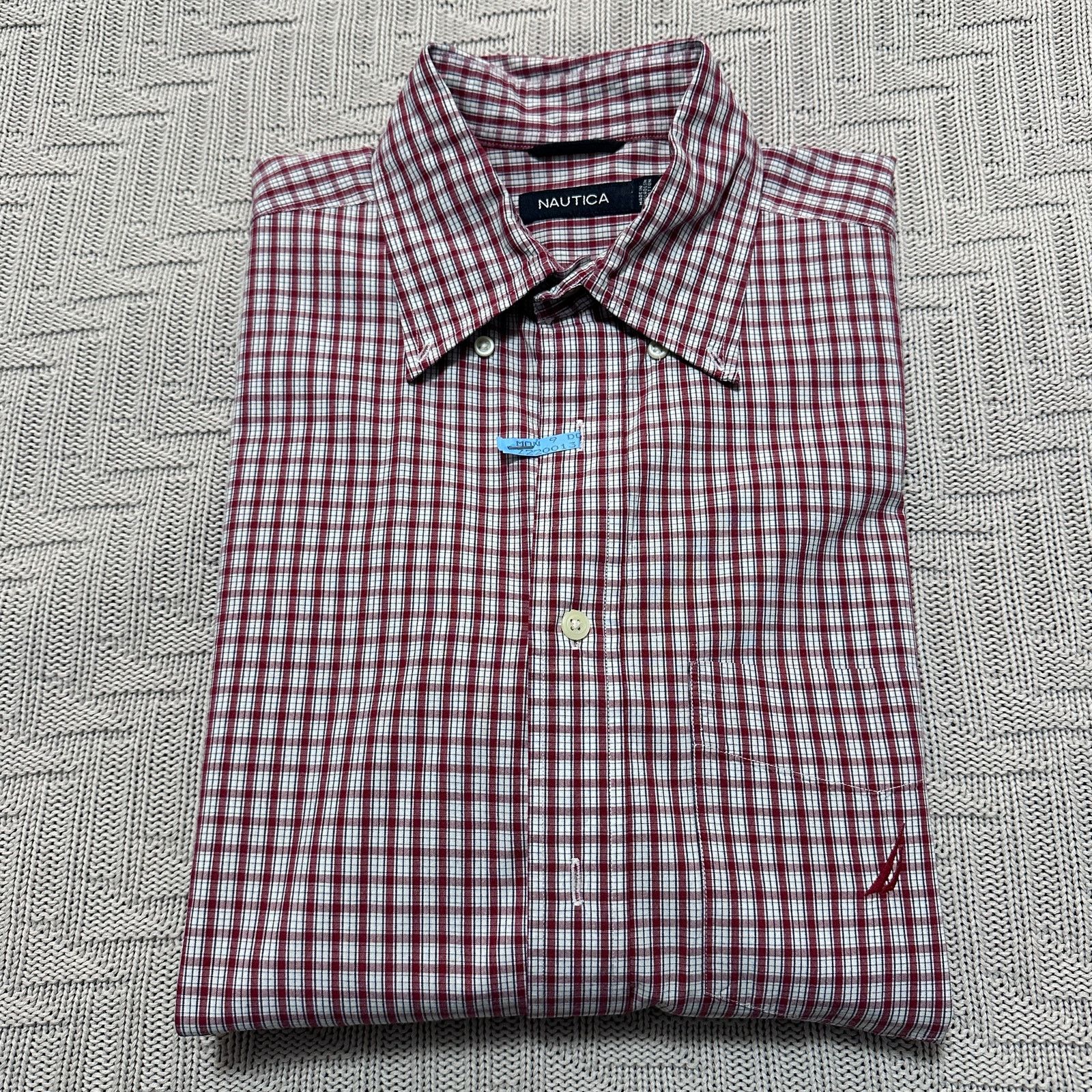Nautica Nautica red plaid short sleeve button down Size US L / EU 52-54 / 3 - 1 Thumbnail