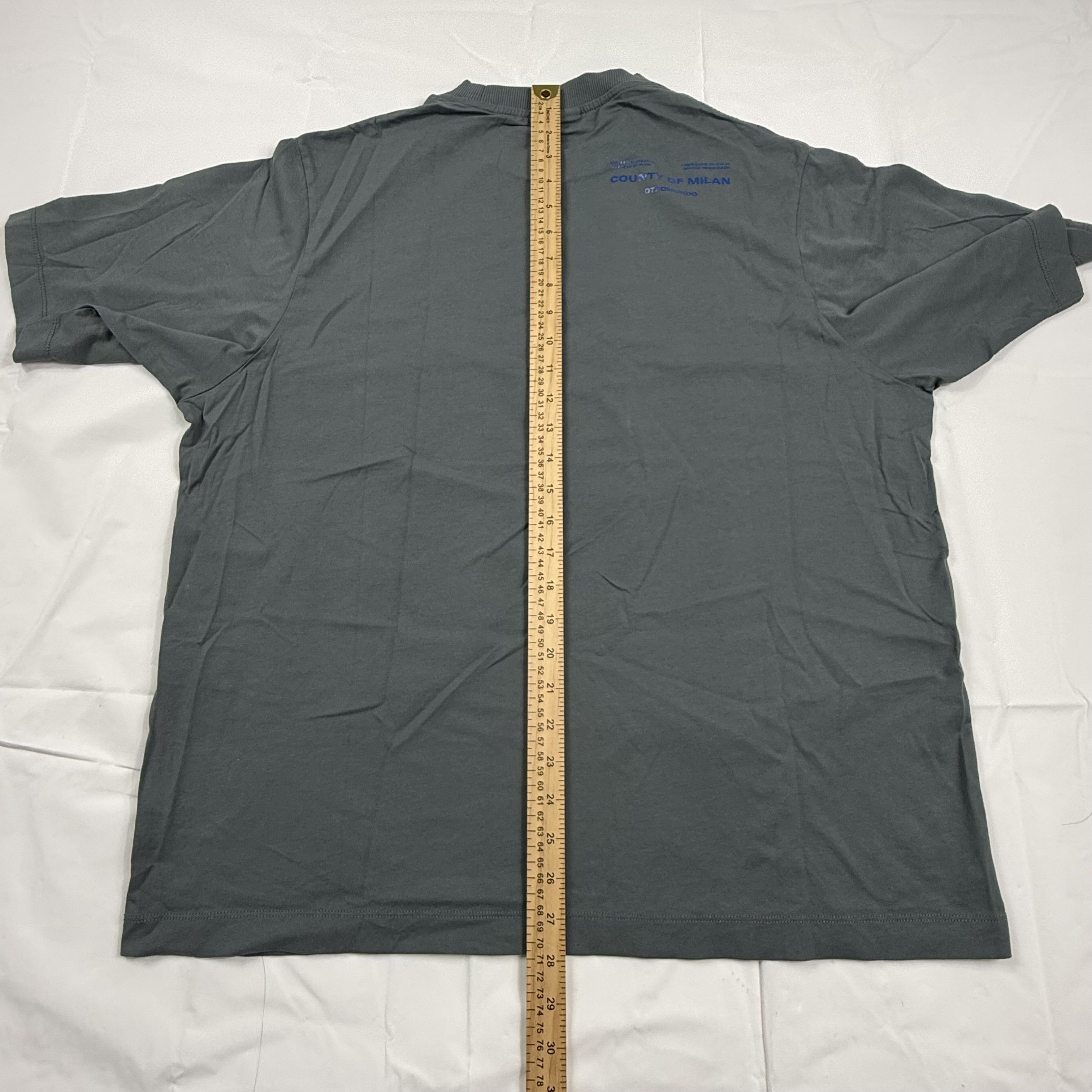 Marcelo Burlon Marcelo Burlon County of Milan Grey Graphic Shirt Mens Small Size US S / EU 44-46 / 1 - 9 Thumbnail