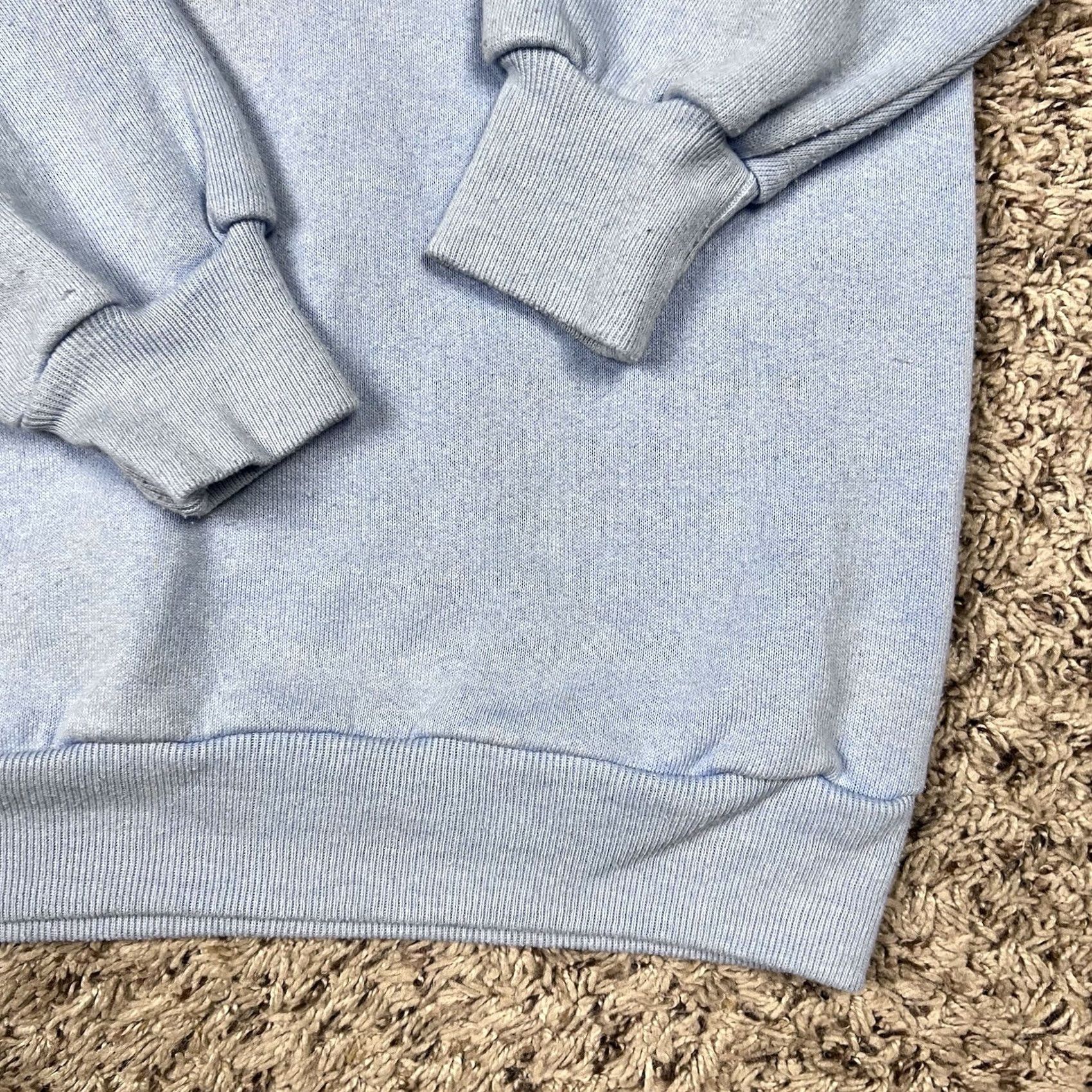 Vintage VINTAGE Jerzees By Russell Raglan Crewneck Sweatshirt Medium Blue Teddy Bear Graphic 80s 90s Unisex Adults Men Women Size US M / EU 48-50 / 2 - 5 Thumbnail