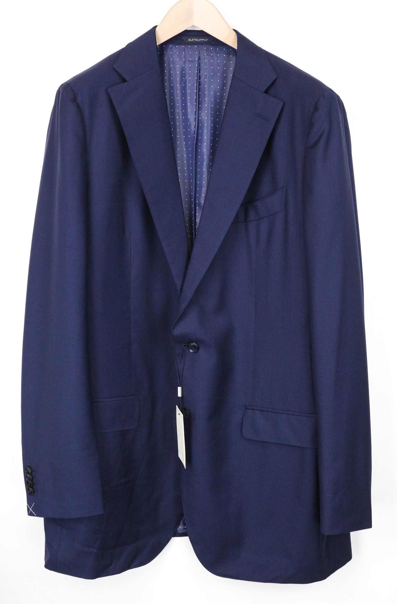 Suitsupply LA SPALLA UK50L Blue Wool Lined Blazer 74767 Size 50L - 1 Thumbnail