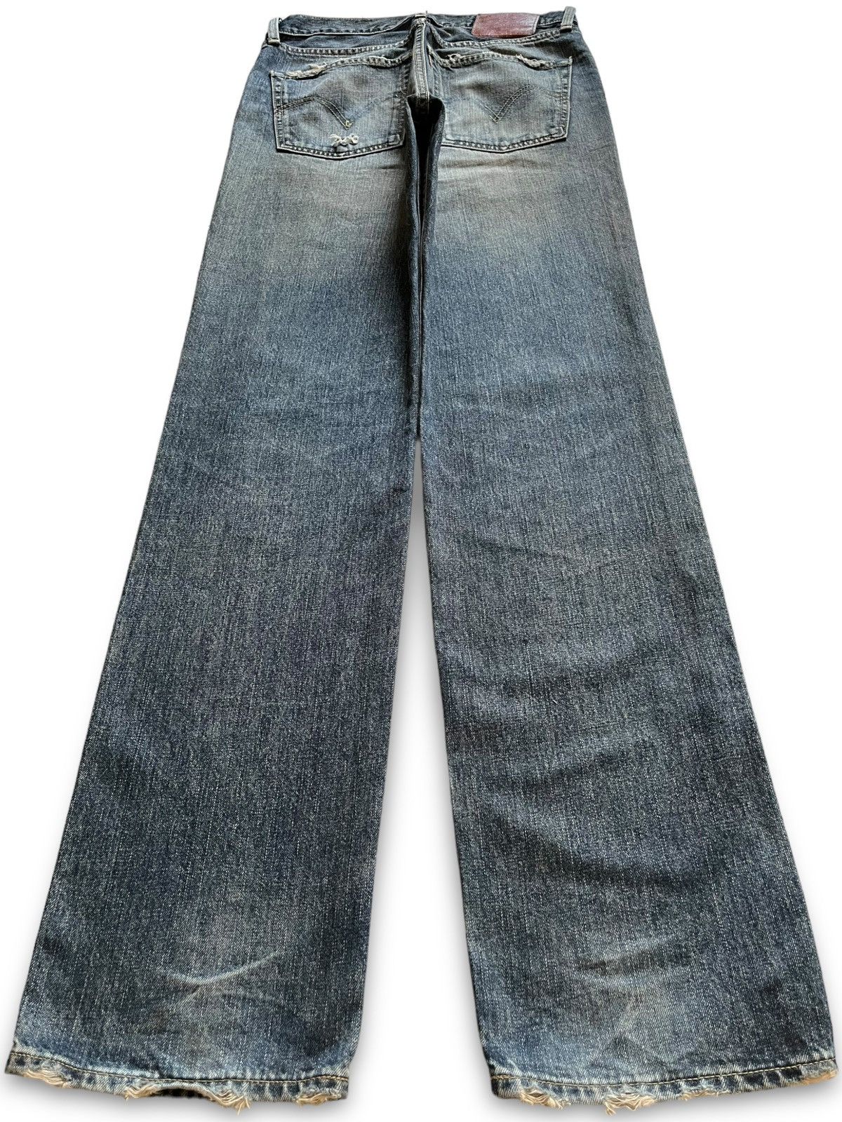 Levi's × Levi's Vintage Clothing Vintage 90s Levis 502 Distressed Mud Wash Loose Jeans Size US 29 - 2 Thumbnail