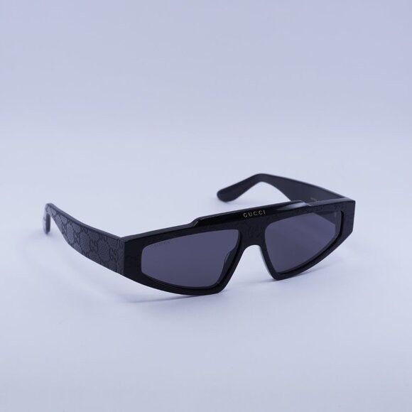 Gucci Gucci GG1591S 001 Sunglasses Black Browline Frame Size ONE SIZE - 7 Thumbnail