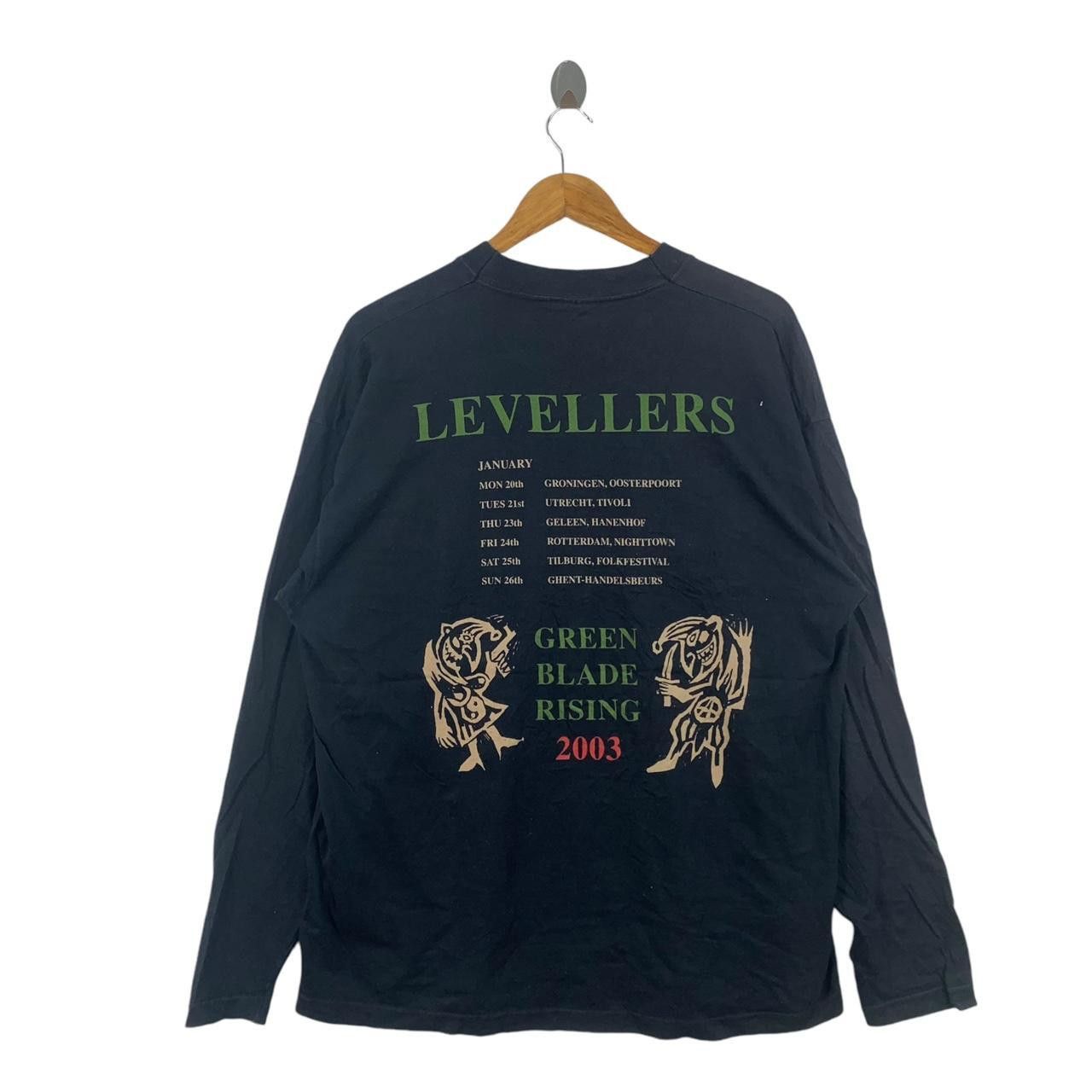 Vintage Vintage LEVELLERS ANARCHO PUNK Band 2003 Tour Tee Shirt Size US XL / EU 56 / 4 - 4 Thumbnail